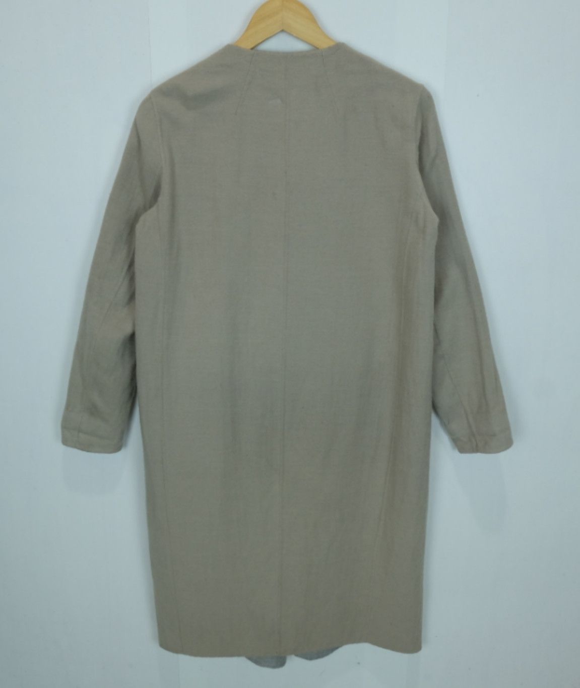 Theory THEORY Overlap Long Light Wool Coat Without Button Size US S / EU 44-46 / 1 - 7 Thumbnail