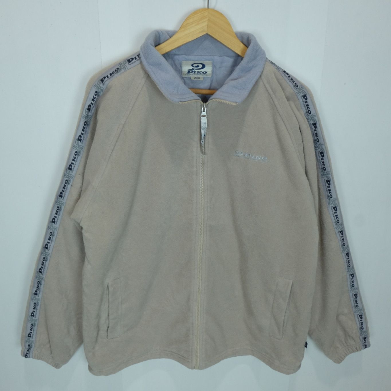 Japanese Brand × Vintage Vintage PIKO Sherpa Fleece Jacket Sidetape Size US L / EU 52-54 / 3 - 2 Thumbnail