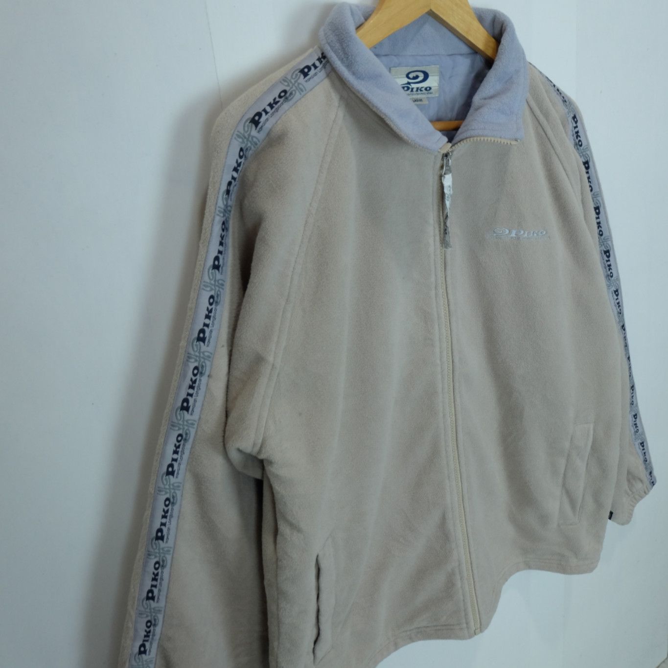 Japanese Brand × Vintage Vintage PIKO Sherpa Fleece Jacket Sidetape Size US L / EU 52-54 / 3 - 4 Thumbnail