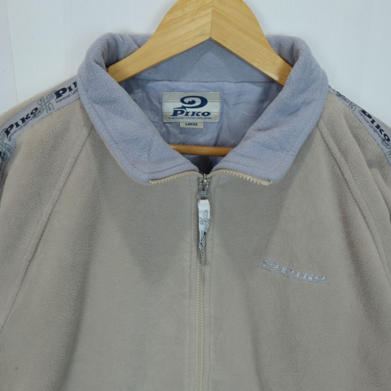 Japanese Brand × Vintage Vintage PIKO Sherpa Fleece Jacket Sidetape Size US L / EU 52-54 / 3 - 3 Thumbnail