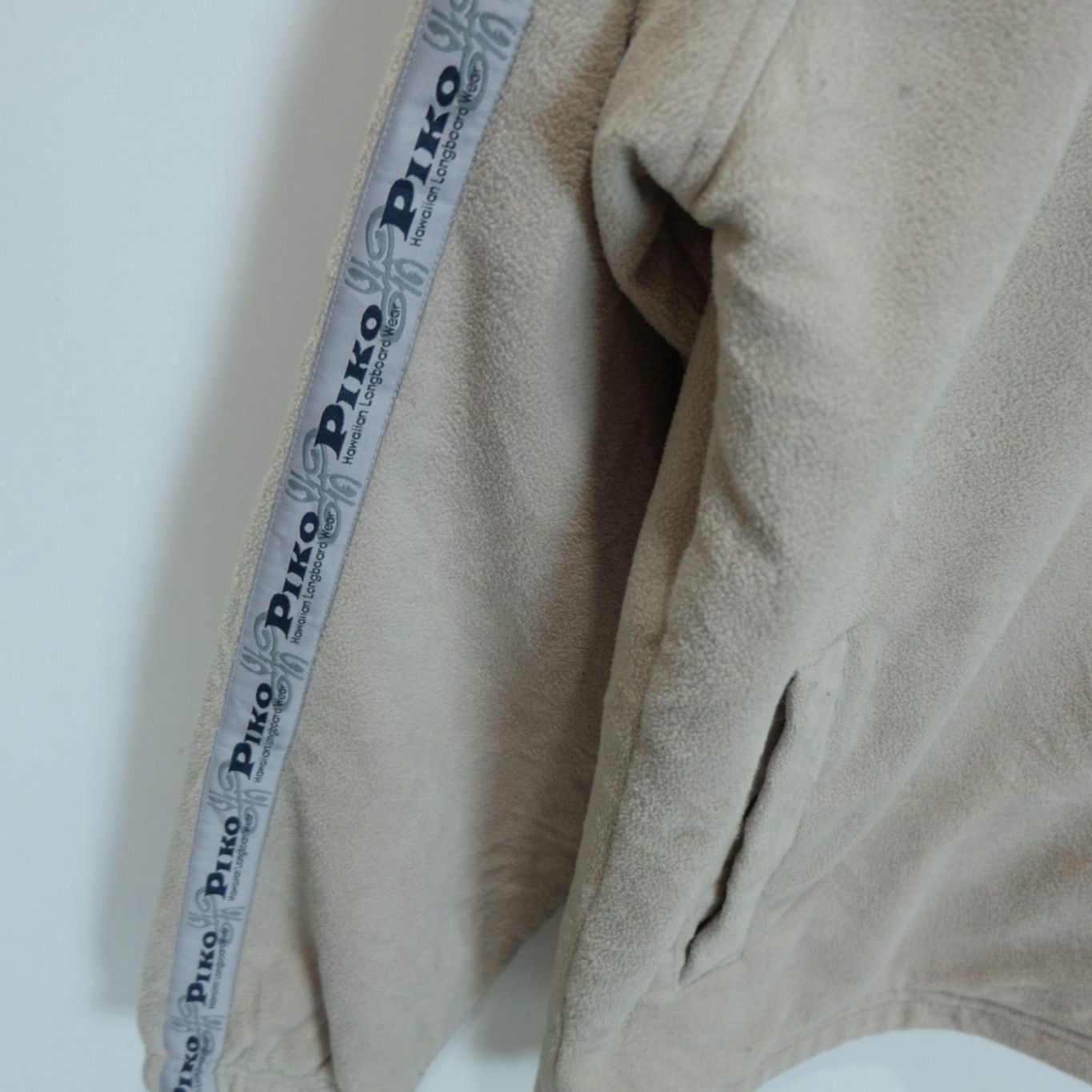 Japanese Brand × Vintage Vintage PIKO Sherpa Fleece Jacket Sidetape Size US L / EU 52-54 / 3 - 6 Thumbnail
