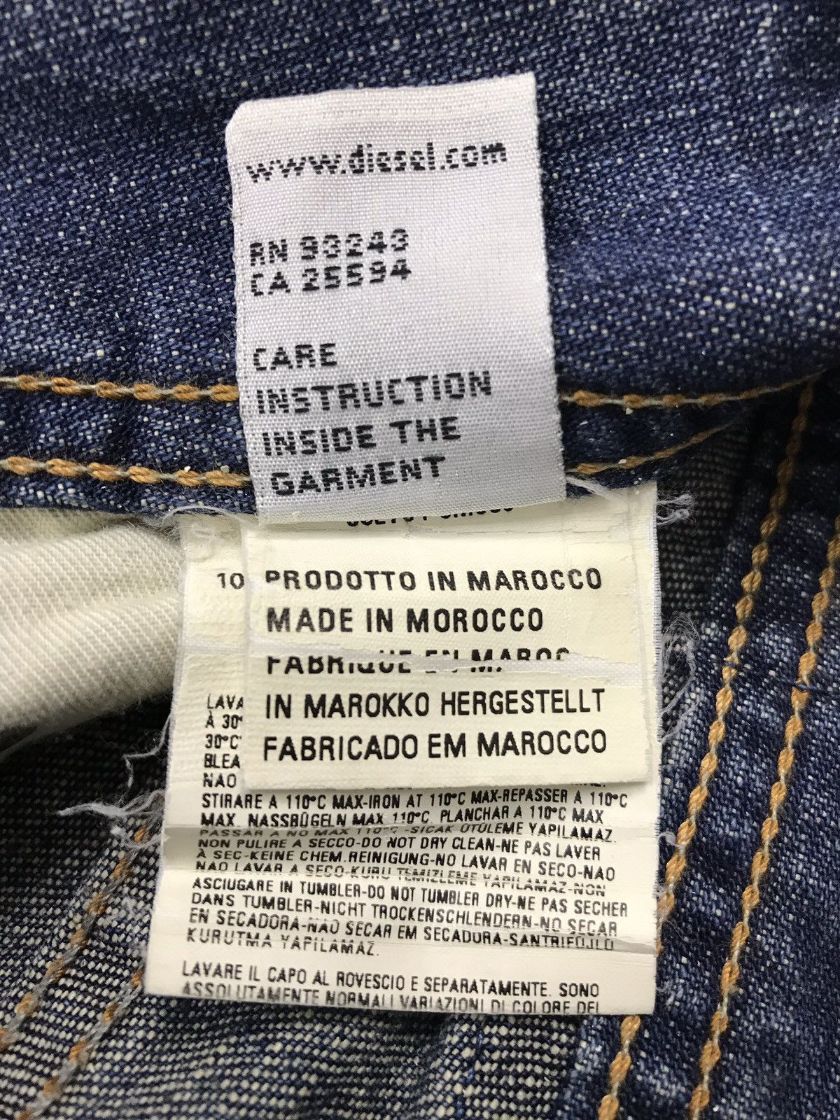Diesel Vintage Diesel Industries Denim Jeans Pant Size US 30 / EU 46 - 11 Thumbnail