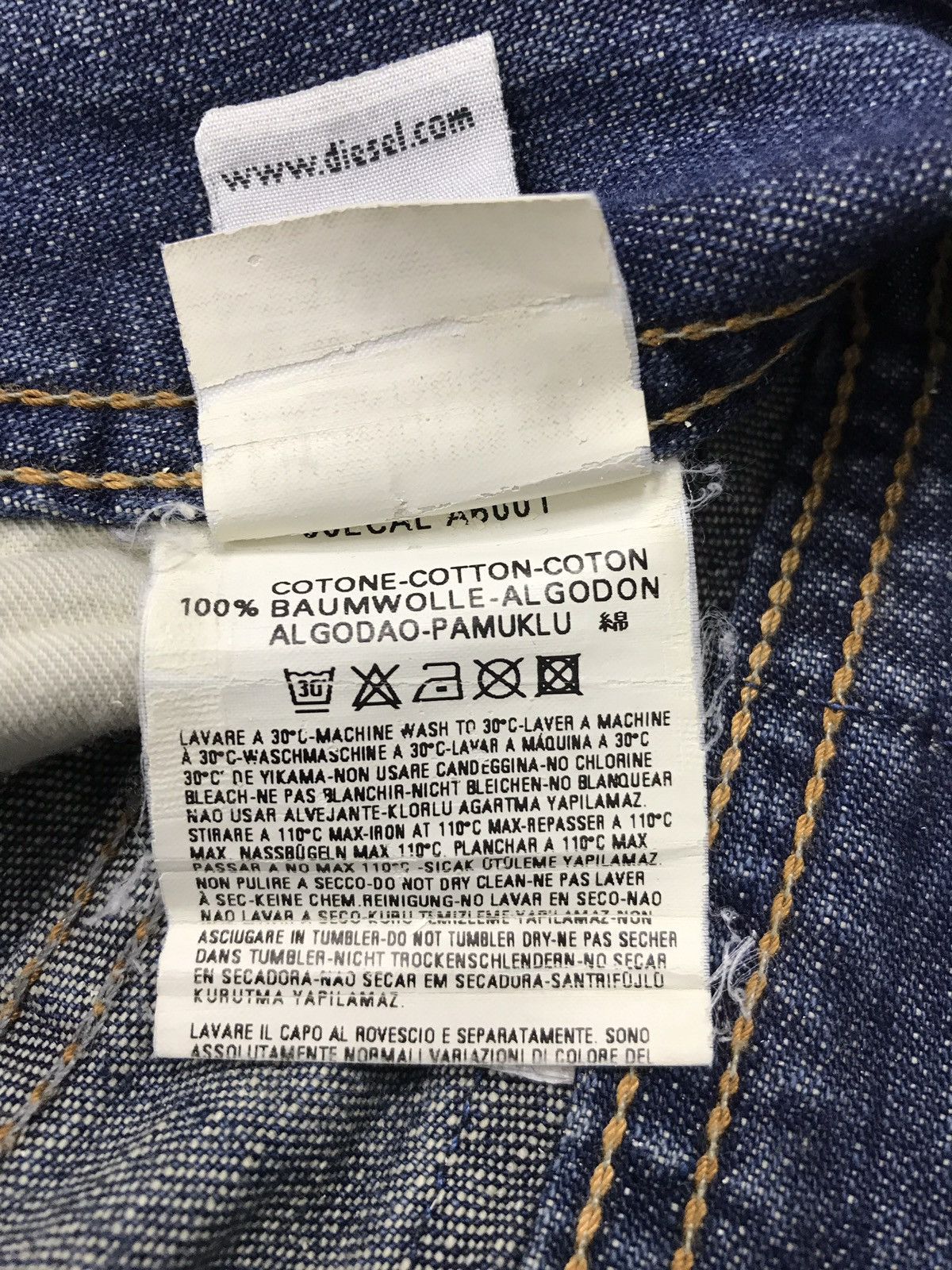 Diesel Vintage Diesel Industries Denim Jeans Pant Size US 30 / EU 46 - 12 Thumbnail