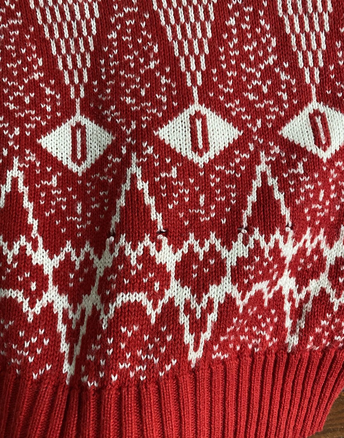 Vintage Vintage 80’s South Channel Geometric Design Knit Sweater Size US L / EU 52-54 / 3 - 10 Thumbnail