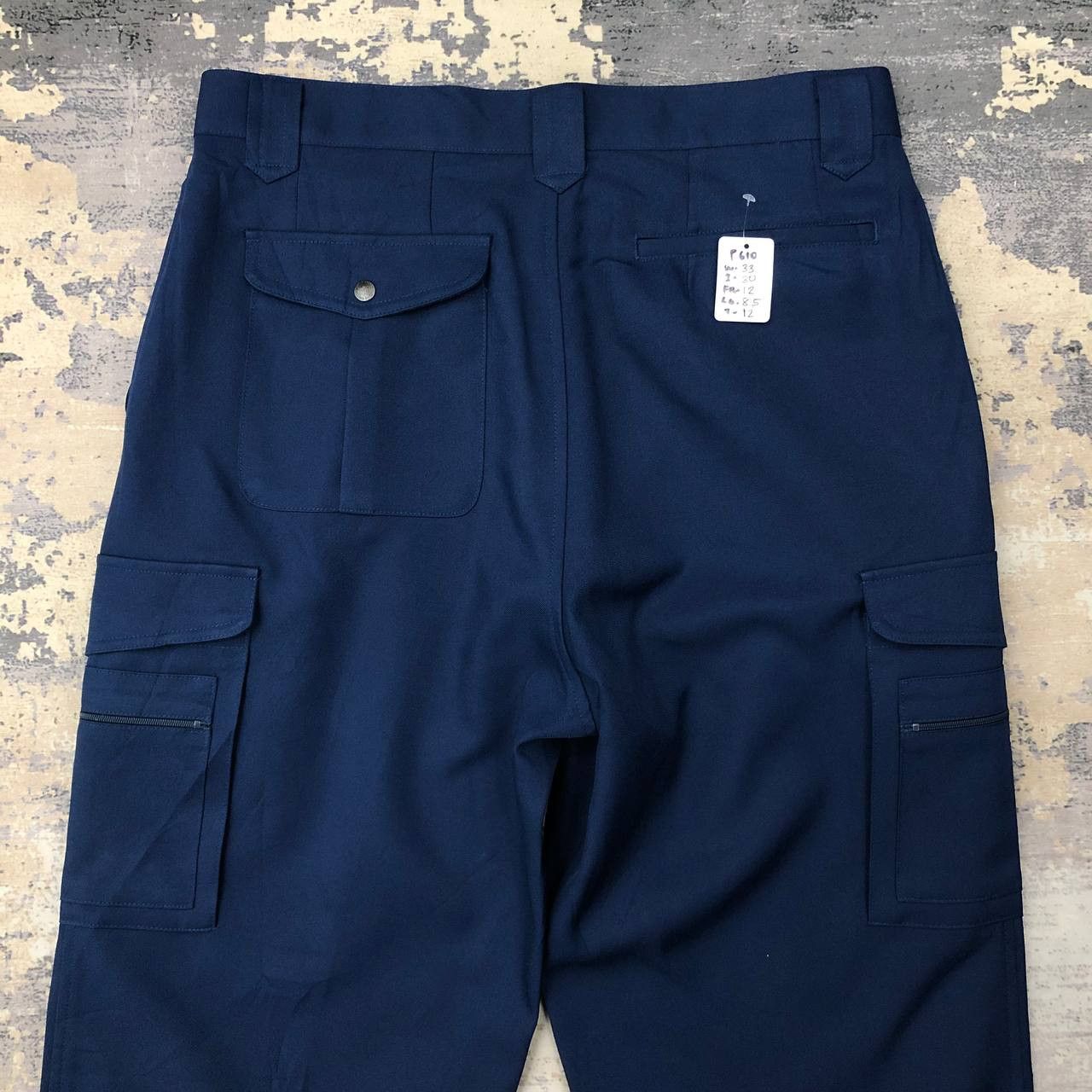 Japanese Brand P610 HOSHI-H UNIFORM CARGO PANTS Size US 33 - 4 Thumbnail