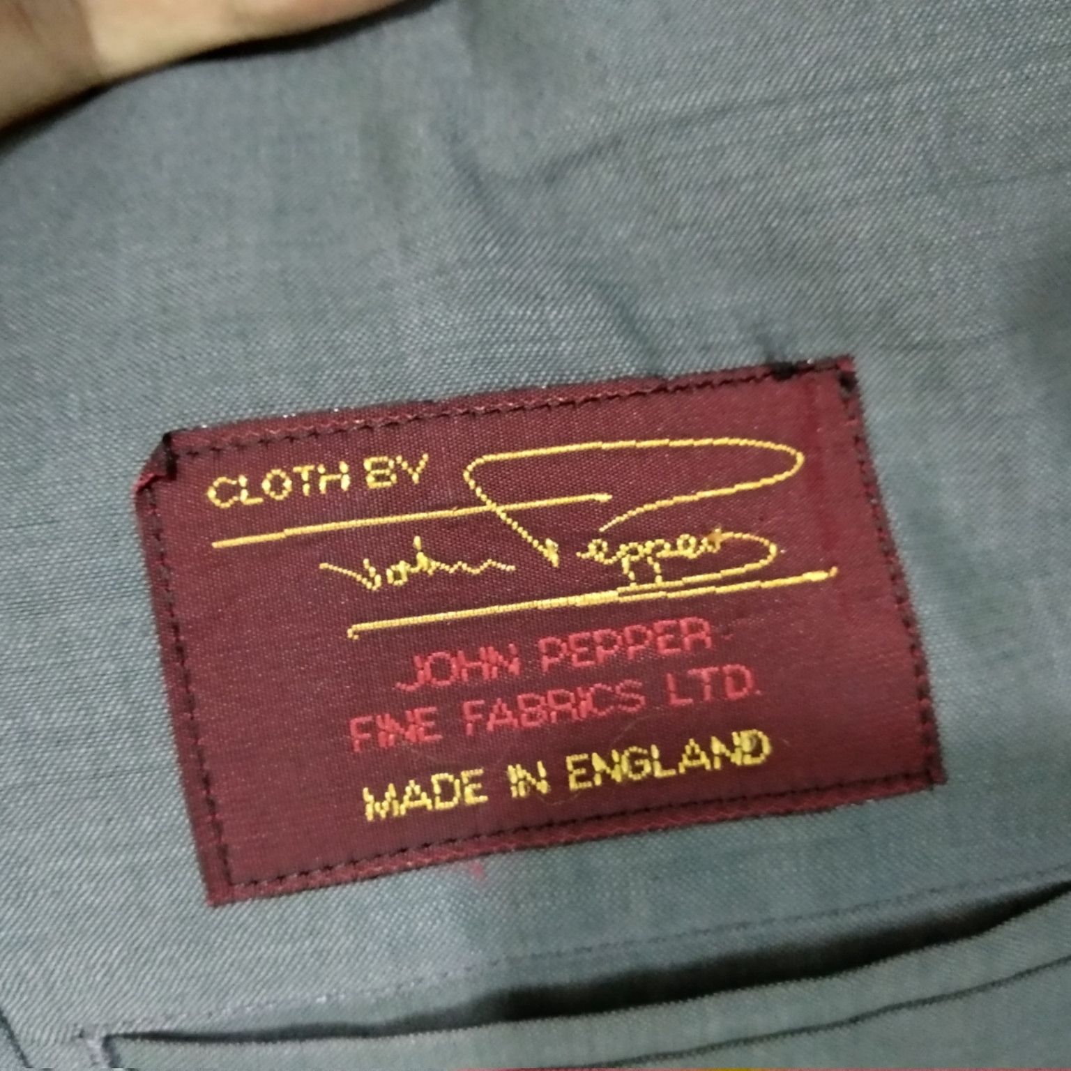 Designer ABND By John Pepper Blazer Smart Formal Coat Made England Size US M / EU 48-50 / 2 - 10 Thumbnail