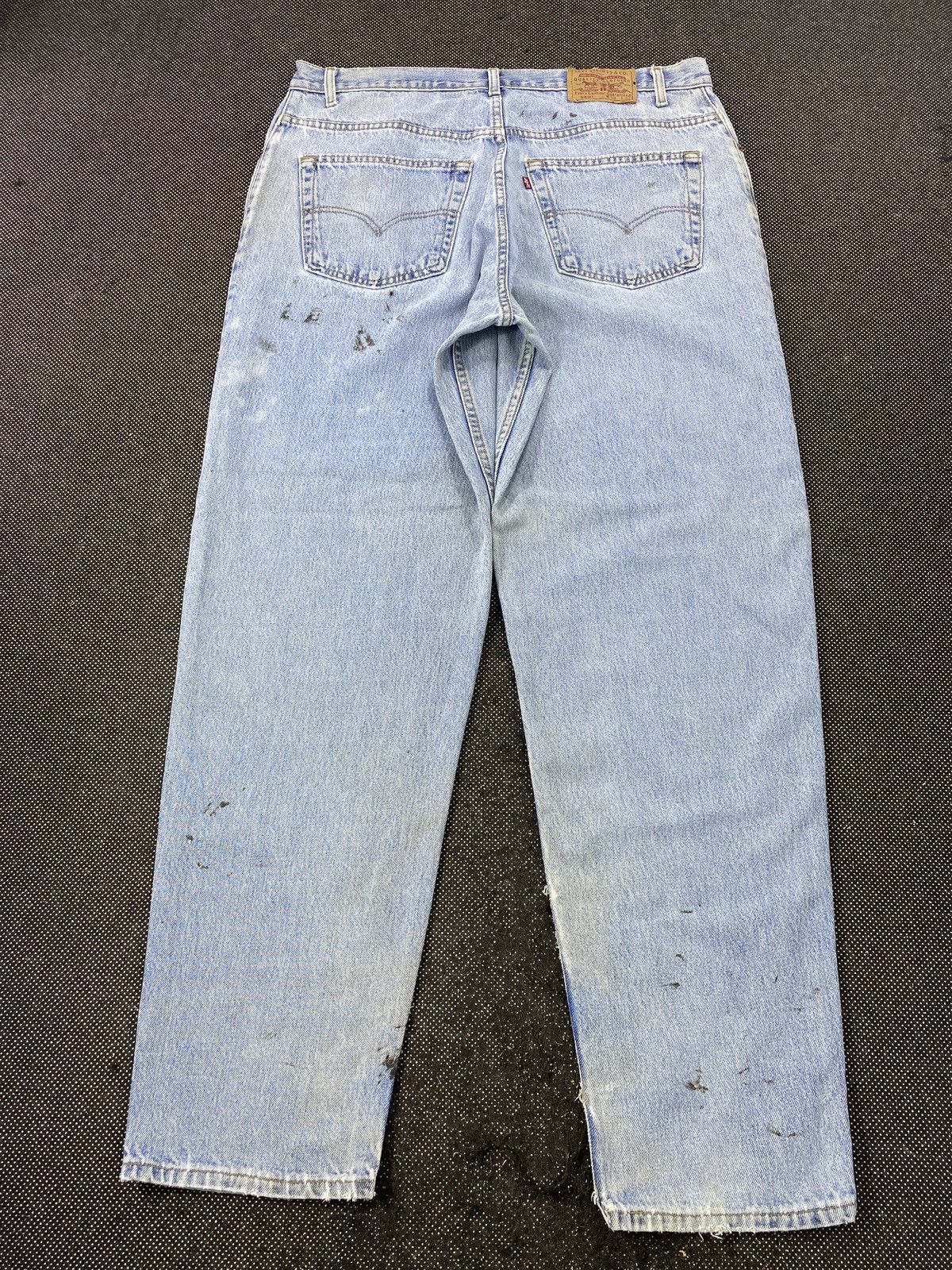 Jean × Levi's × Vintage 90s VINTAGE LEVIS 560 BLUE WASH JEANS -J513 Size US 39 - 4 Thumbnail