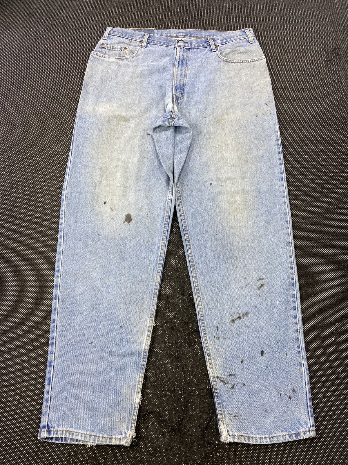 Jean × Levi's × Vintage 90s VINTAGE LEVIS 560 BLUE WASH JEANS -J513 Size US 39 - 2 Thumbnail