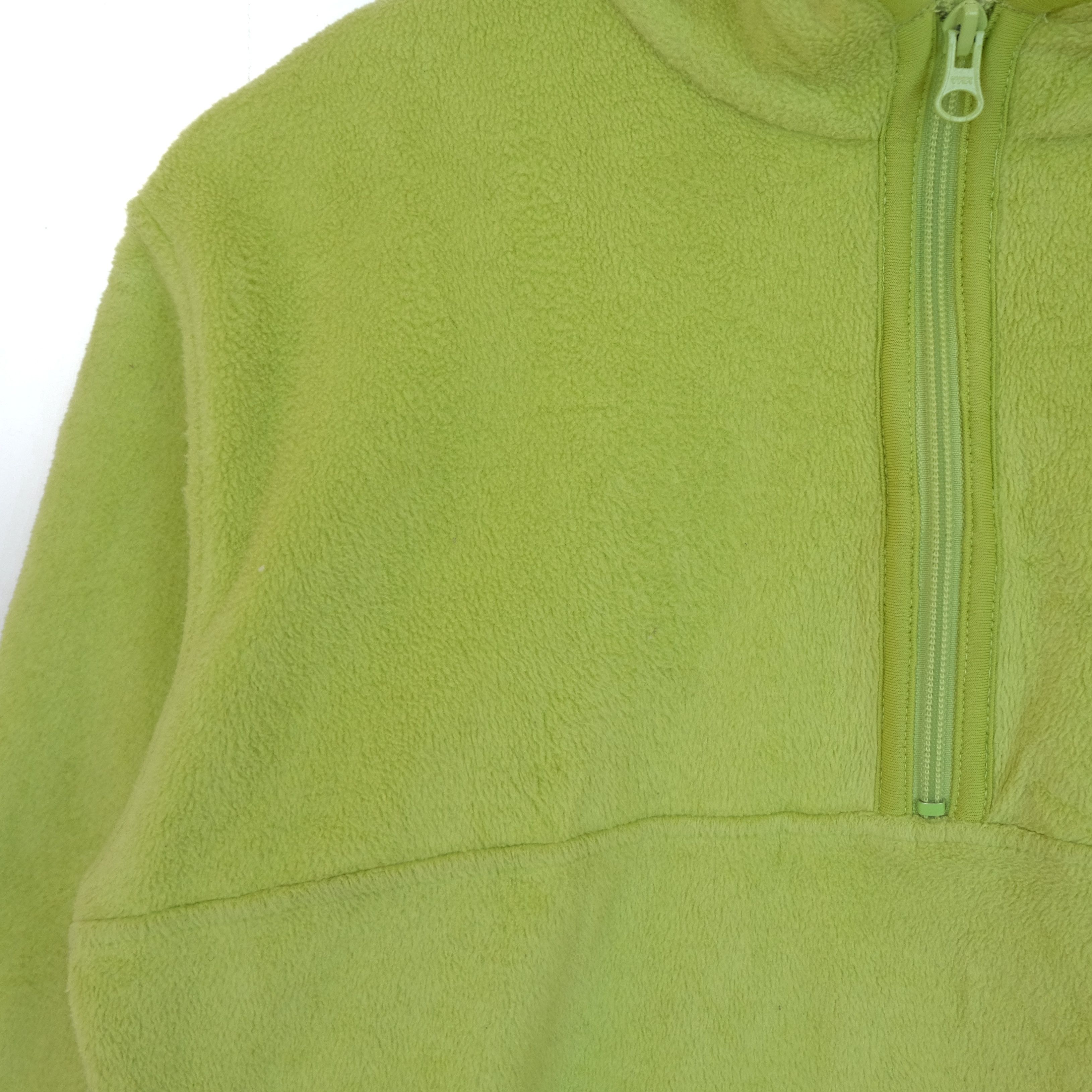 Japanese Brand × Uniqlo × Vintage Vintage 90's UNIQLO Green Fleece Jumper Sweatshirt Size US S / EU 44-46 / 1 - 6 Thumbnail