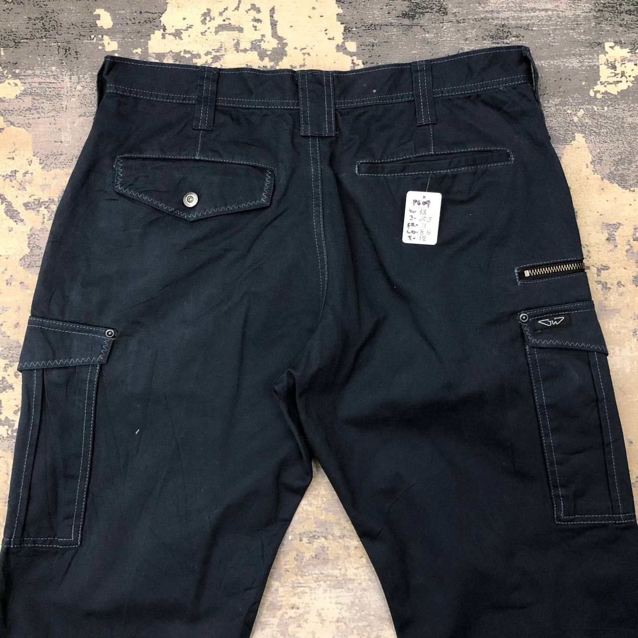 Japanese Brand P609 JAPAN WORKWEAR CARGO PANTS Size US 33 - 3 Thumbnail