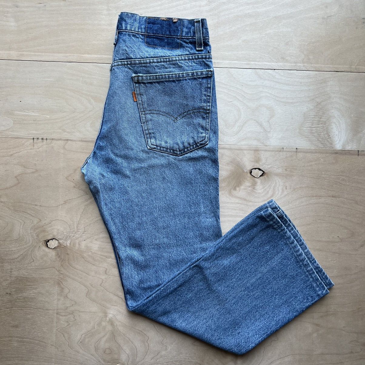 Vintage Levis 517 Jeans 30 Blue 70s Made in USA Orange Tab