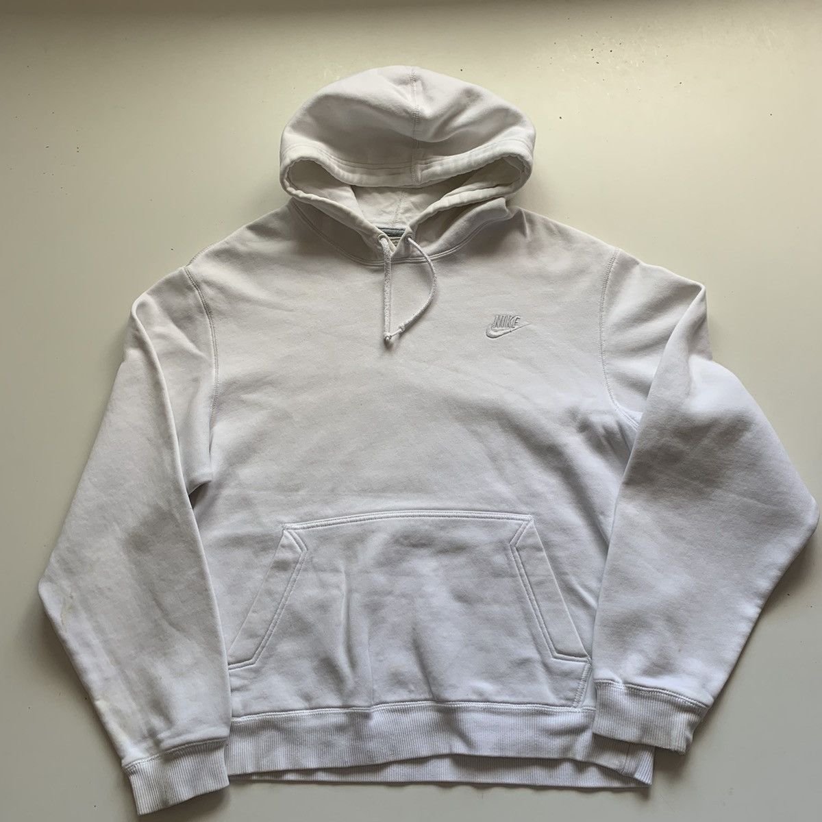Nike Vintage 2000s Nike Embroidered Swoosh Hoodie Medium Rare Size US M / EU 48-50 / 2 - 1 Thumbnail