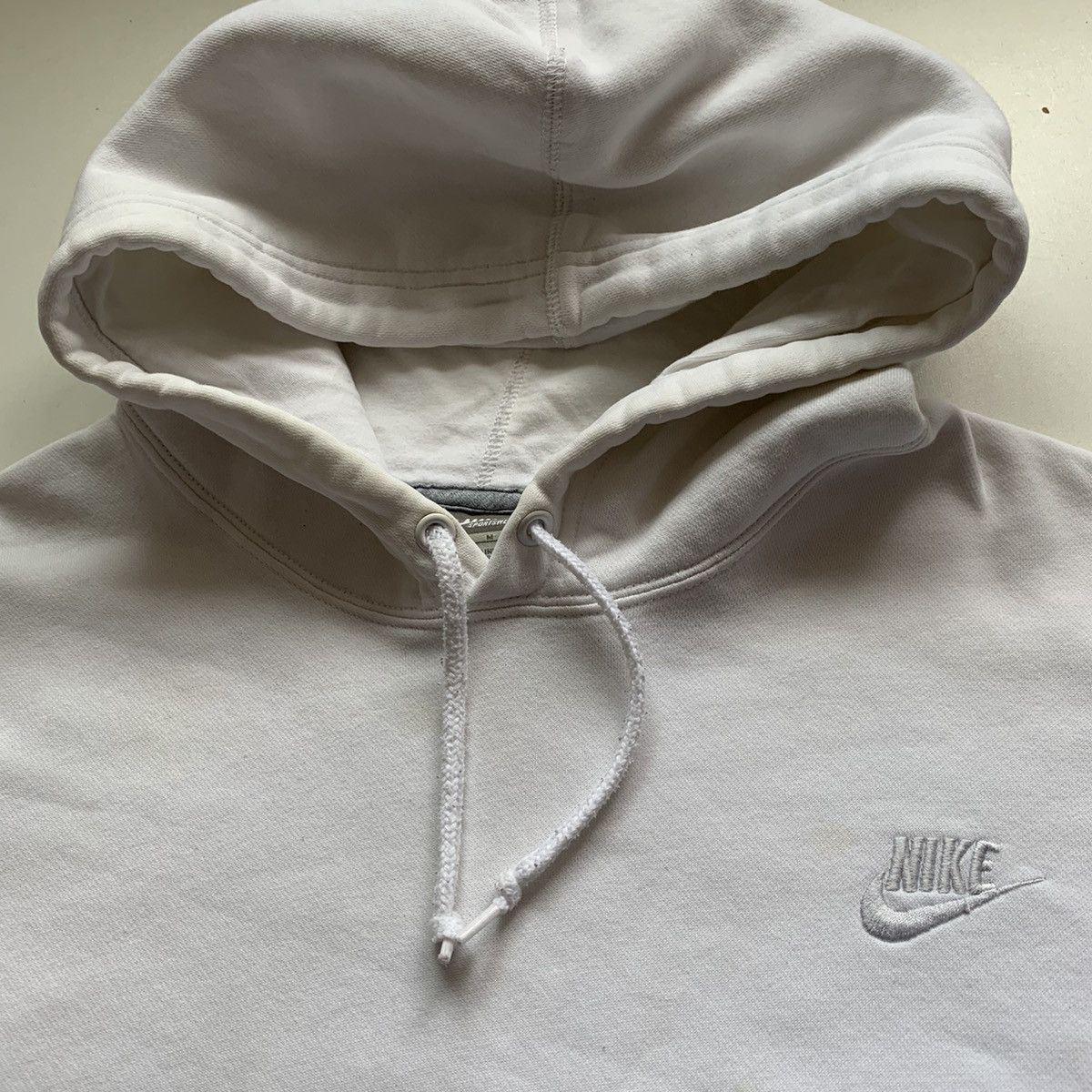 Nike Vintage 2000s Nike Embroidered Swoosh Hoodie Medium Rare Size US M / EU 48-50 / 2 - 2 Thumbnail