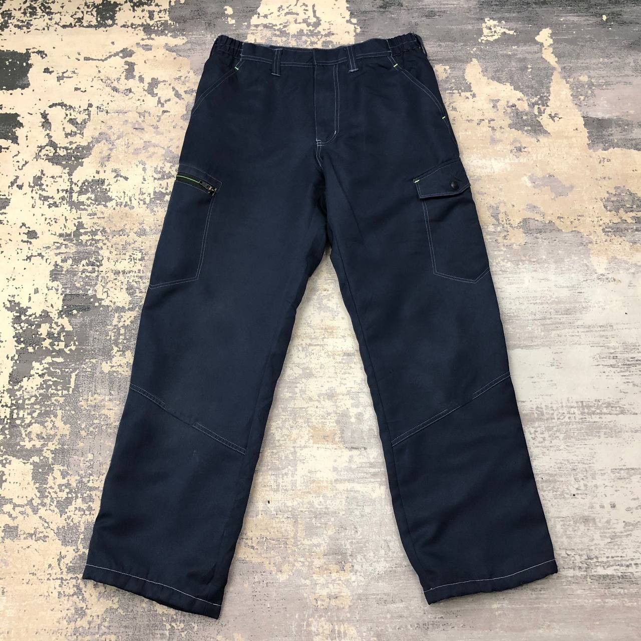 Japanese Brand P607 HEAT ASSIST WARM LIGHT JAPAN WORKWEAR CARGO PANTS Size US 31 - 1 Thumbnail