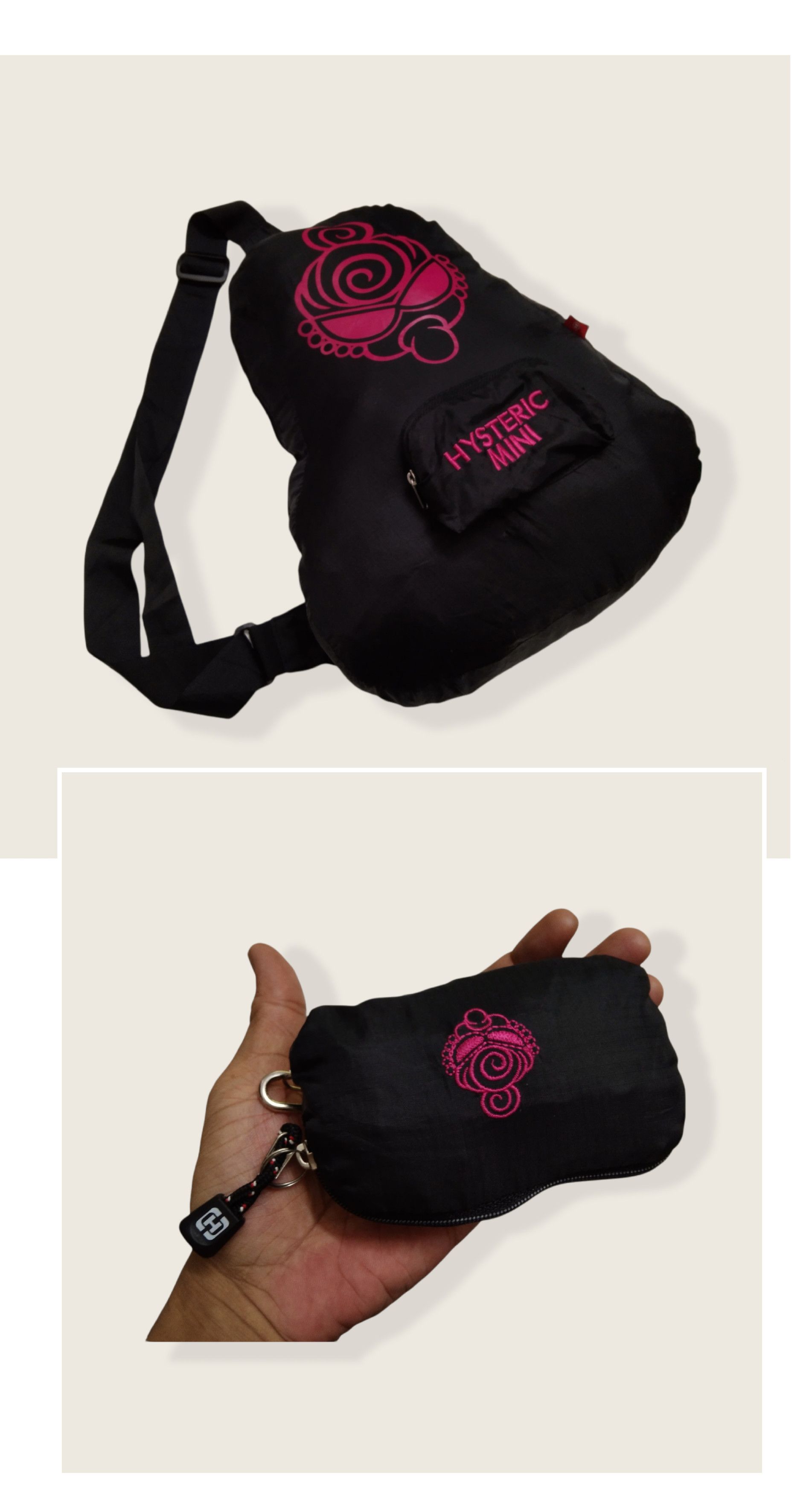 Hysteric Glamour × Japanese Brand RARE HYSTERIC MINI PACKABLE BODYBAG Size ONE SIZE - 2 Thumbnail