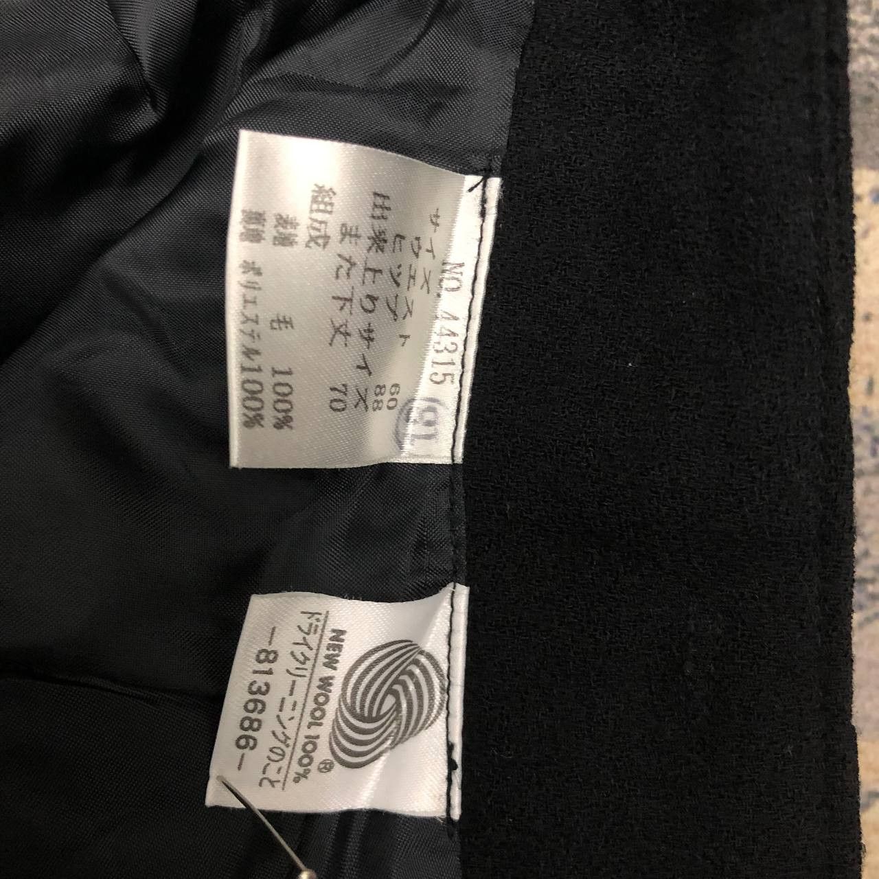 Vintage P569 VTG 100% WOOL HIGH WAIST FLARED BAGGY PANTS Size 26" / US 2 / IT 38 - 6 Thumbnail