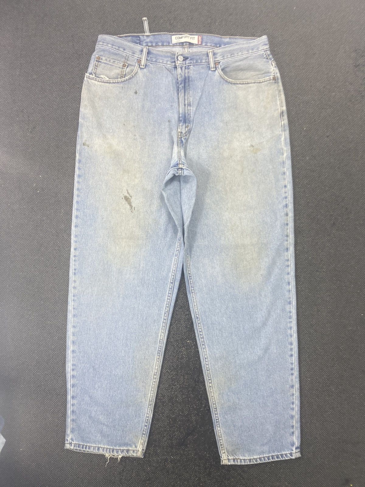 Levi's VINTAGE LEVIS 560 BLUE WASH JEANS -J517 Size US 39 - 1 Thumbnail