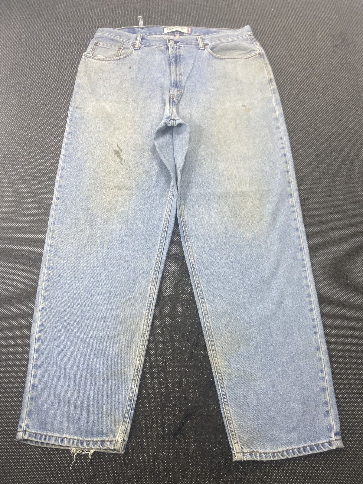 Levi's VINTAGE LEVIS 560 BLUE WASH JEANS -J517 Size US 39 - 2 Thumbnail