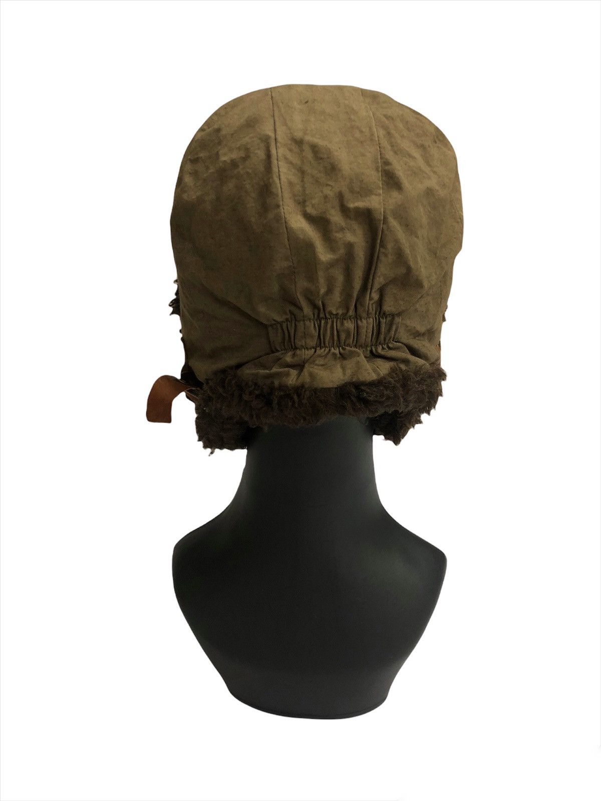 Buzz Rickson's GRAIL🔥90s Ca4la 🇯🇵 Fur Lined Hybrid Leather Winter Hat Size ONE SIZE - 5 Thumbnail