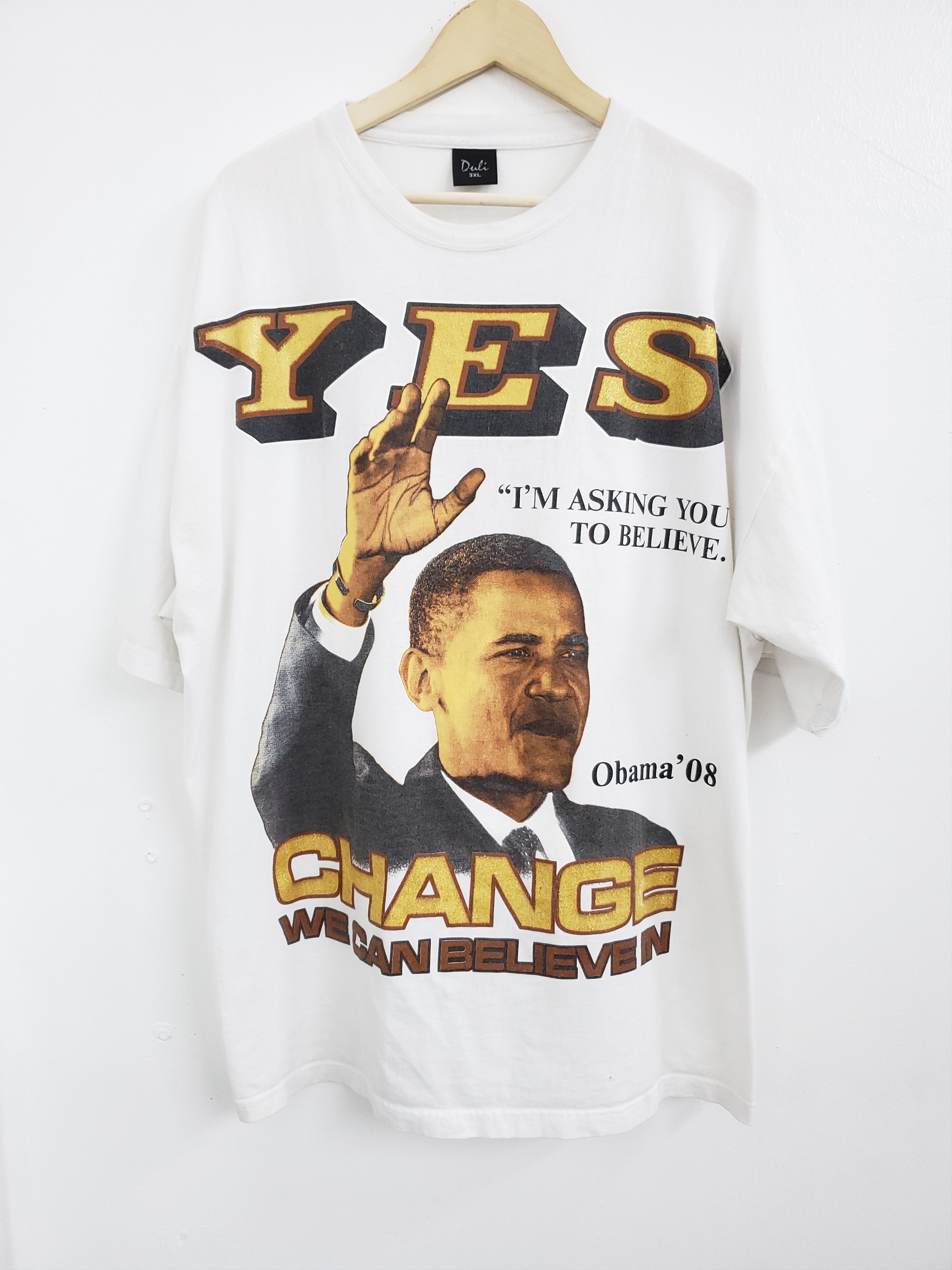 Vintage 2008 Obama Shirt rap tees shirt