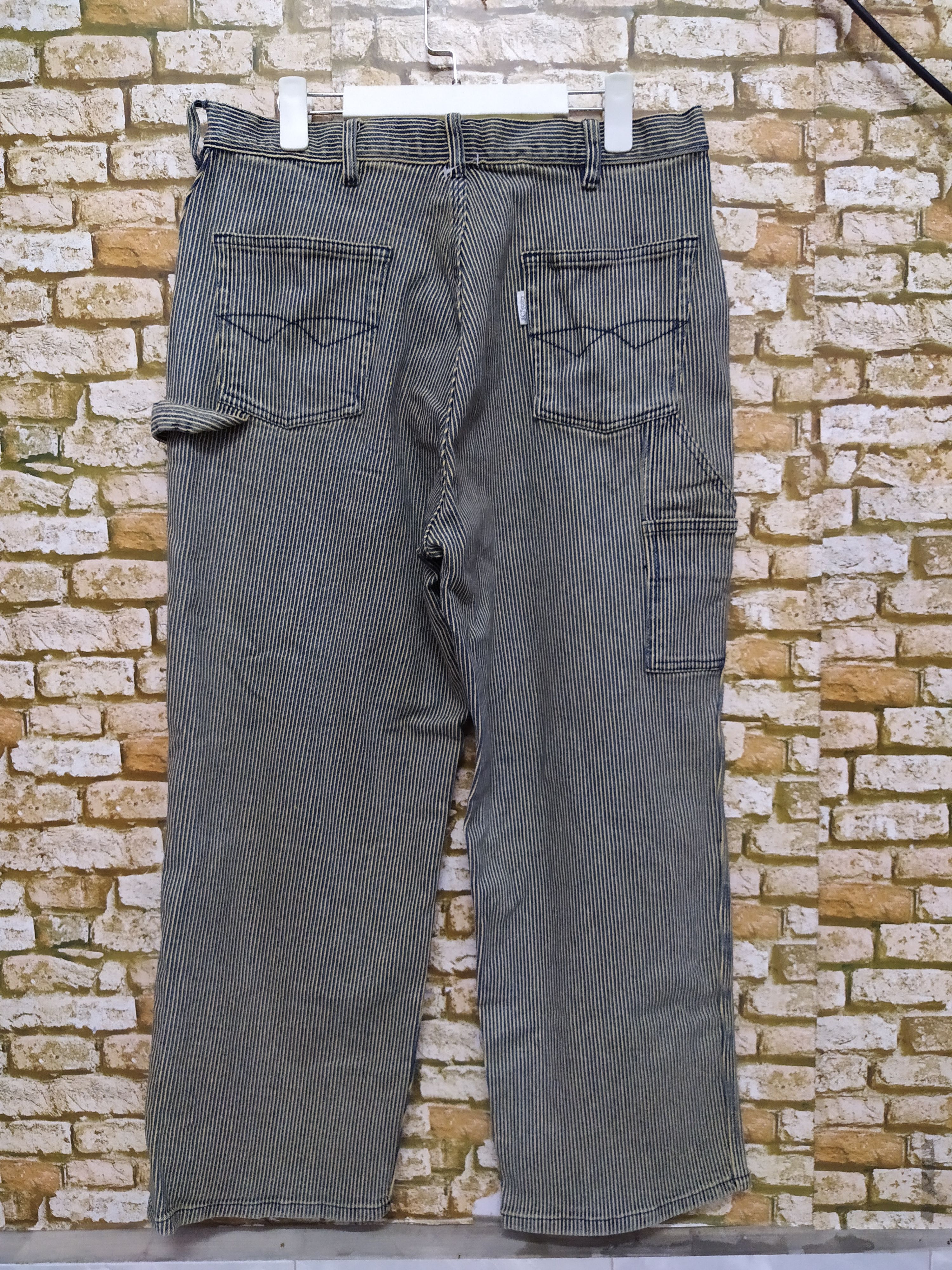 Japanese Brand B.C FACTORY JAPAN HICKORY STRIPE CARPENTER (B640) Size US 34 / EU 50 - 1 Thumbnail