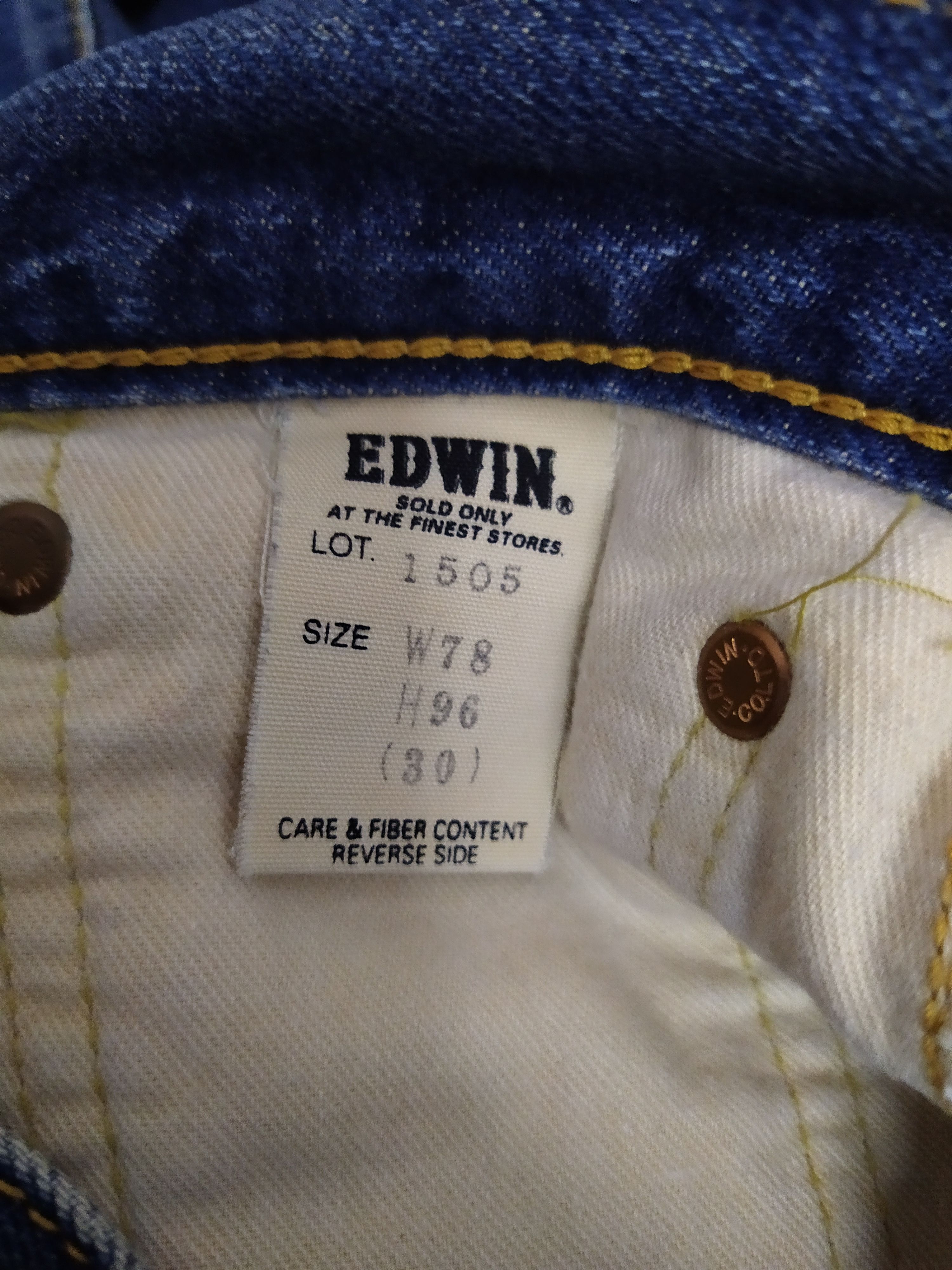 Edwin EDWIN 505 JAPAN SELVEDGE DENIM REDLINE (B724) w30 Size US 30 / EU 46 - 10 Thumbnail