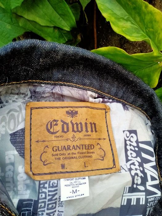 Edwin × Japanese Brand EDWIN BLACK DENIM JACKET SIZE M Size US M / EU 48-50 / 2 - 2 Thumbnail