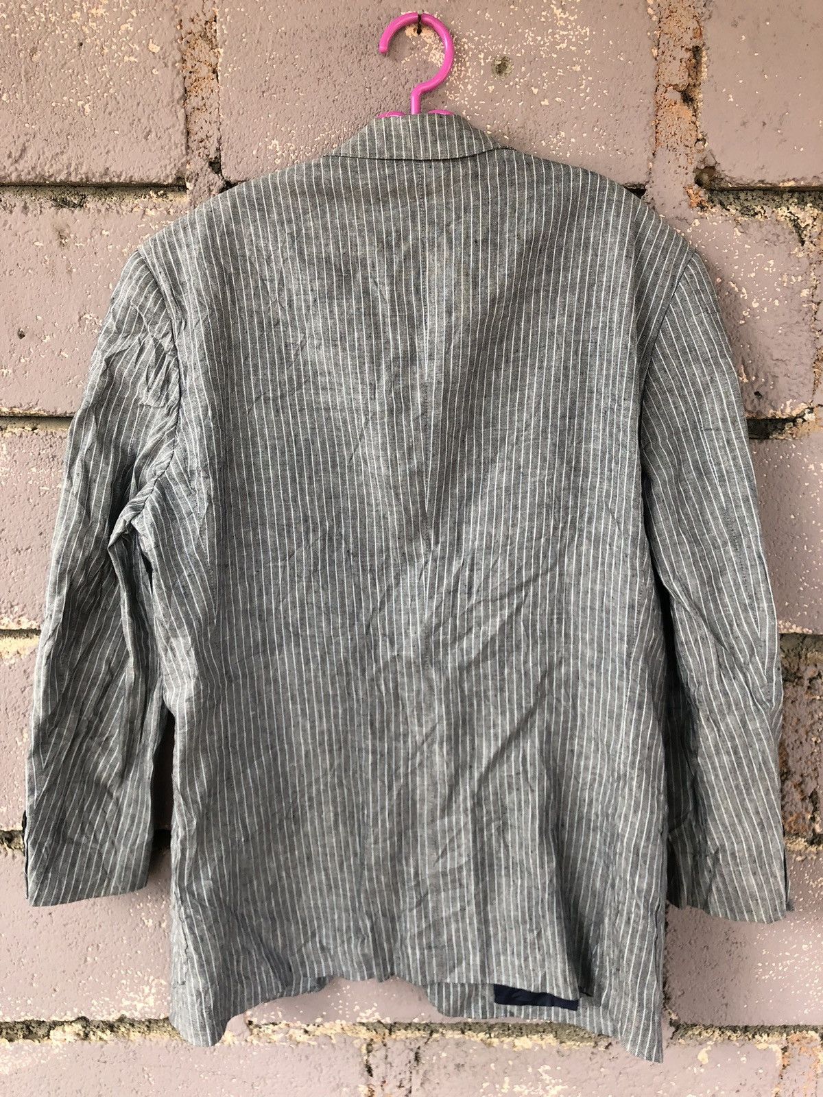 Aquascutum Rare Vintage AQUASCUTUM LONDON Striped Coat Blazer Size 42R - 5 Thumbnail