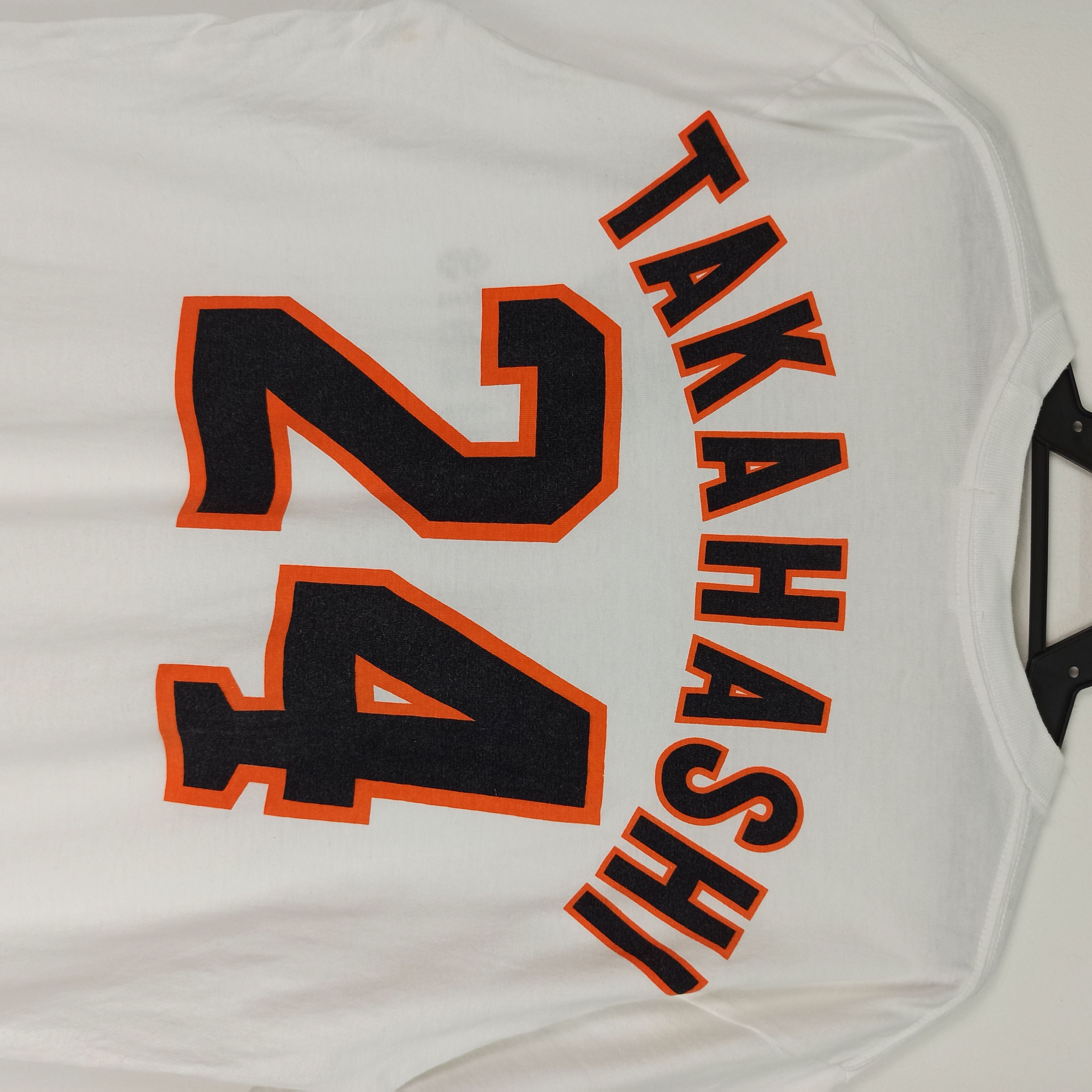 Japanese Brand × NFL × Vintage Rare🔥 MLB Baseball Giants 24 TAKAHASHI Fan Tee Player Size US L / EU 52-54 / 3 - 2 Thumbnail