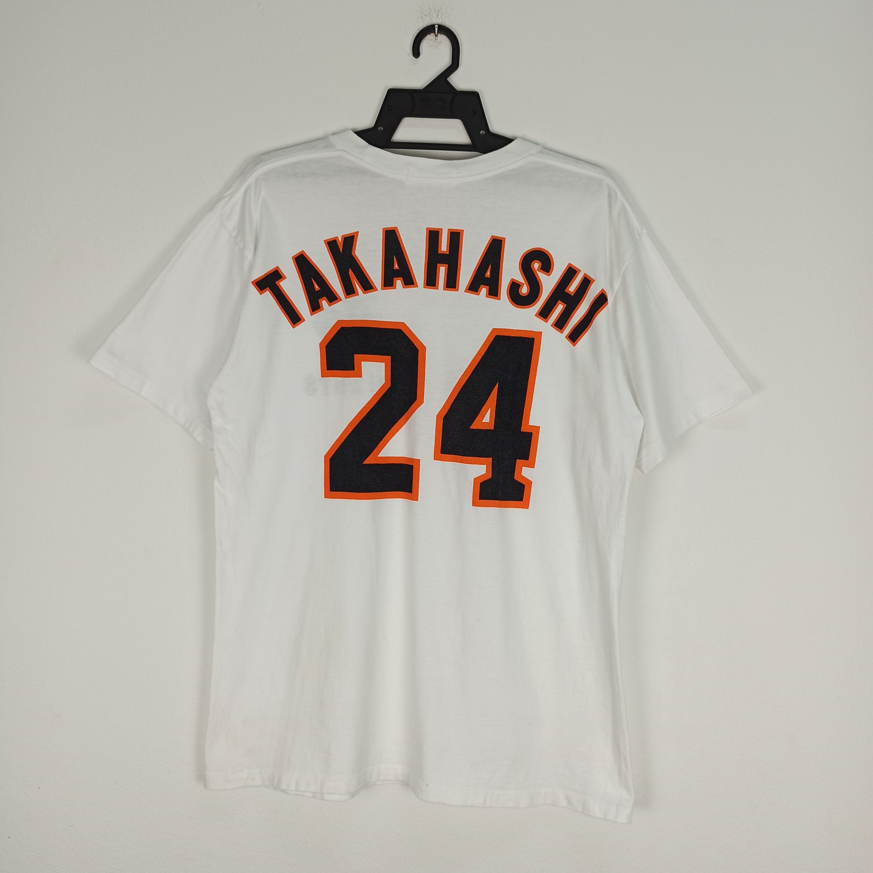 Japanese Brand × NFL × Vintage Rare🔥 MLB Baseball Giants 24 TAKAHASHI Fan Tee Player Size US L / EU 52-54 / 3 - 1 Thumbnail