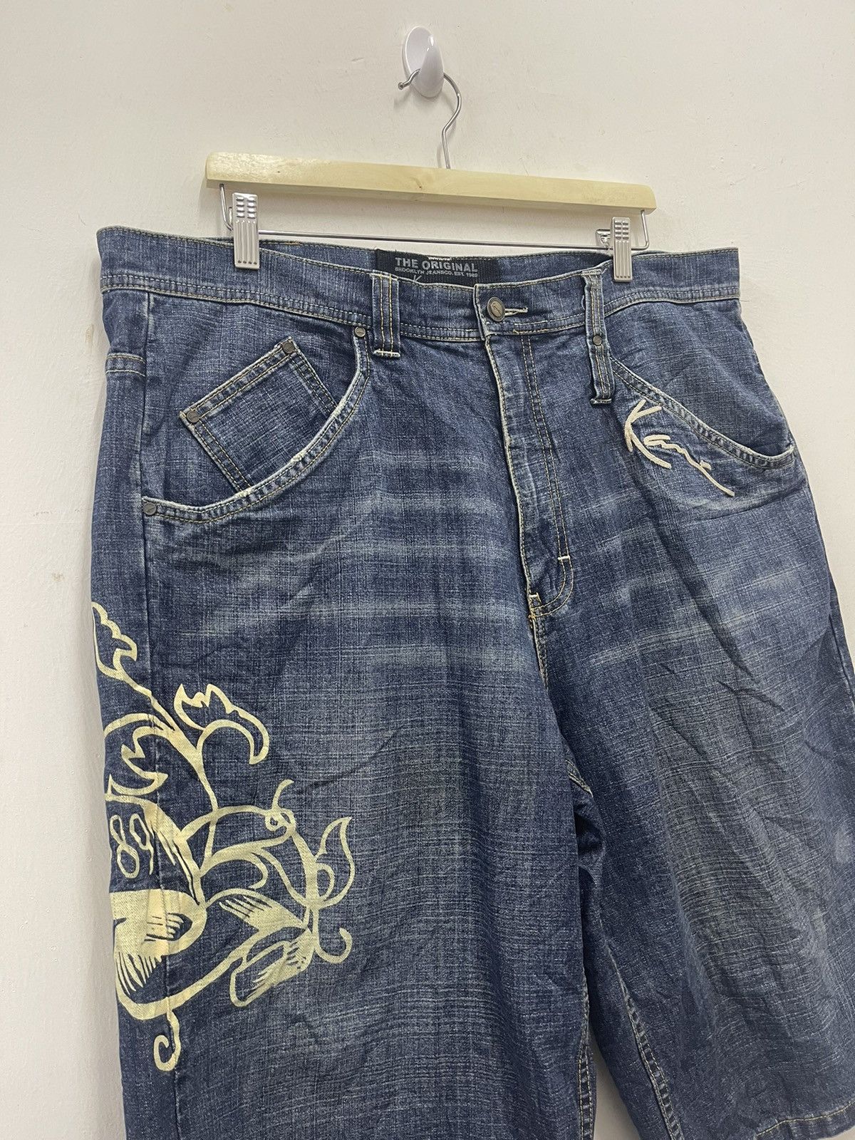 Karl Kani Rare Vintage KARL KANI Originals Denim Jeans Size US 38 / EU 54 - 6 Thumbnail