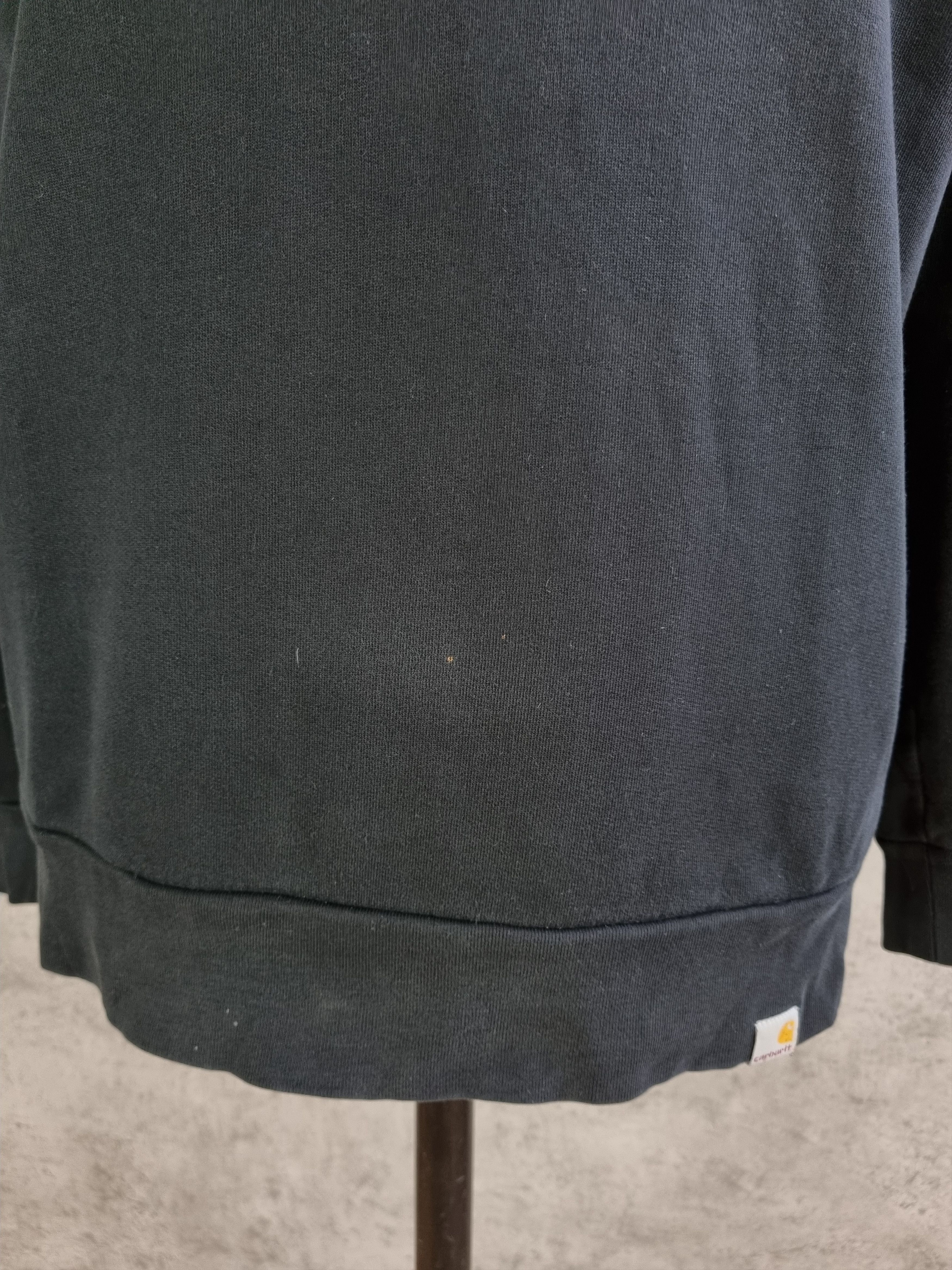 Carhartt × Carhartt Wip Faded Carhartt Hidden Washed Big Logo Vintage Sweatshirt Size US L / EU 52-54 / 3 - 9 Thumbnail
