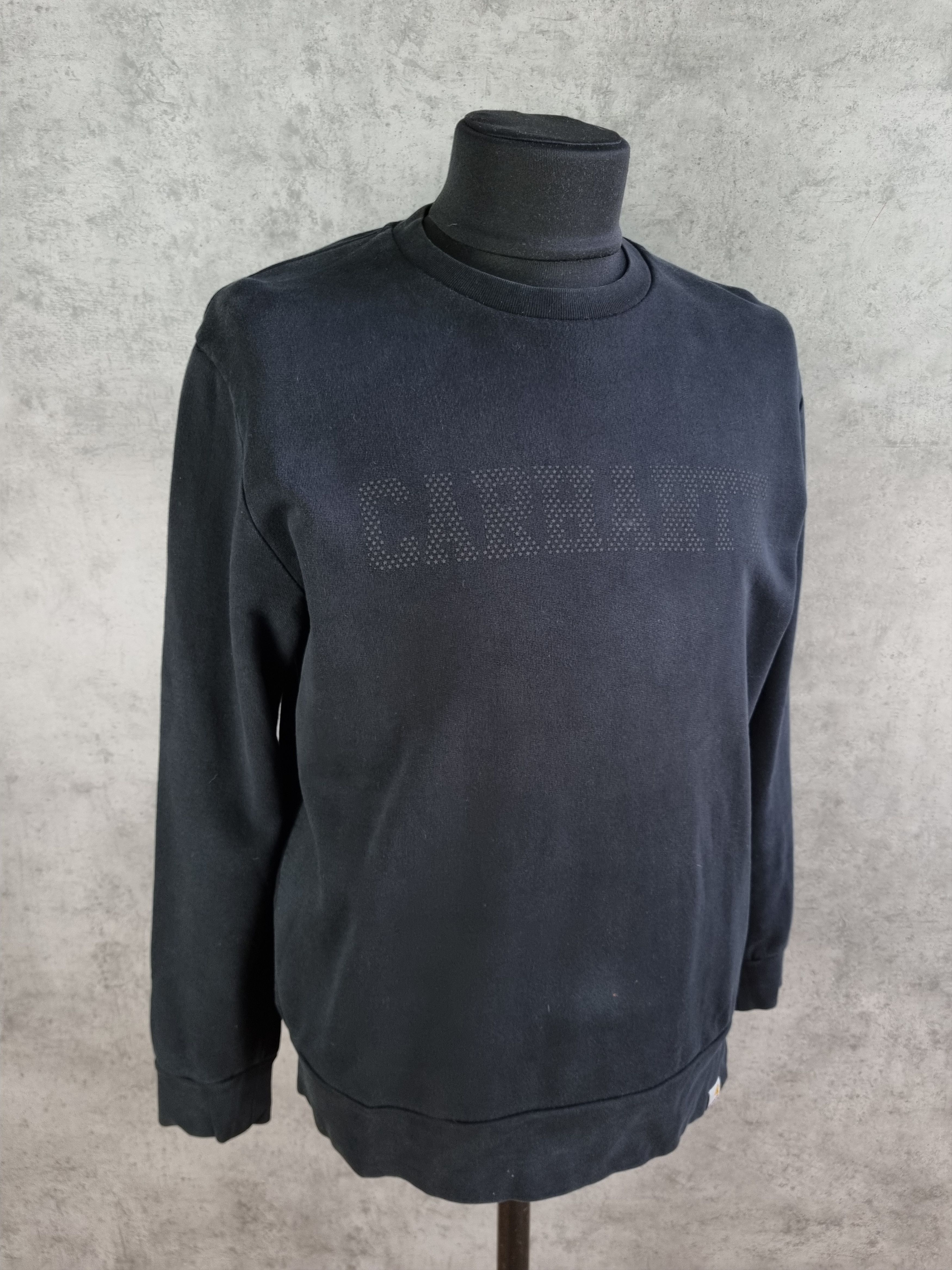 Carhartt × Carhartt Wip Faded Carhartt Hidden Washed Big Logo Vintage Sweatshirt Size US L / EU 52-54 / 3 - 4 Thumbnail