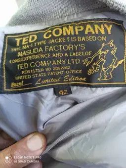 Tedman JACKET MR. TEDMAN ING.(TED COMPANY) 1991 U.S.A Size US L / EU 52-54 / 3 - 22 Thumbnail