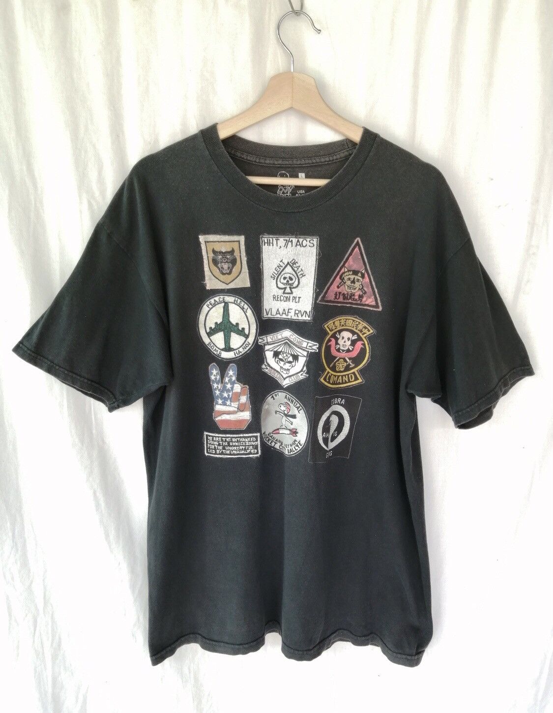 fuct vintage army patch made in usa