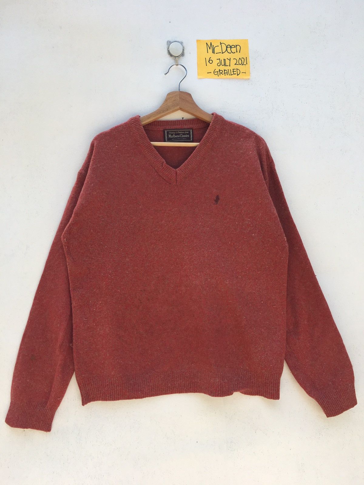Marlboro Vintage Marlboro Plain Sweatshirt Size US XL / EU 56 / 4 - 2 Thumbnail