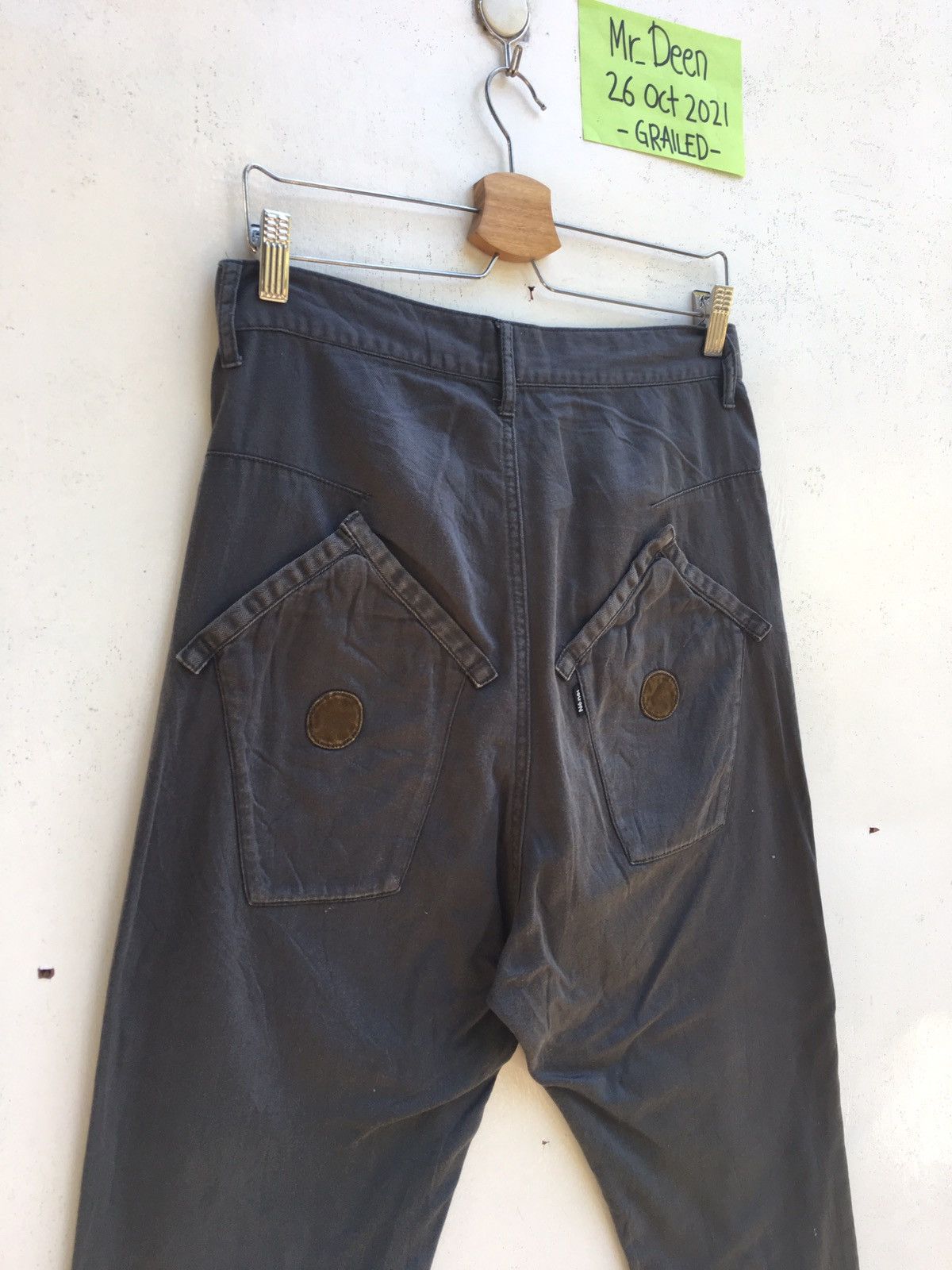 Issey Miyake Ne-net by Issey Miyake Military Drop Crotch Cargo Pant Size US 30 / EU 46 - 16 Thumbnail