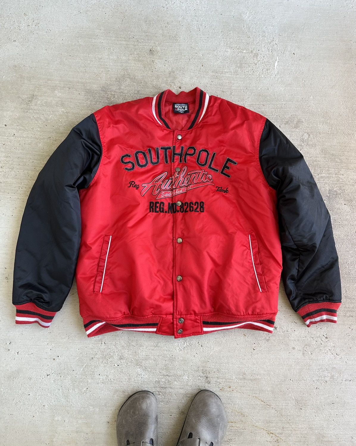 Southpole × Vintage SouthPole Varsity Bomber Letterman Jacket Size US L / EU 52-54 / 3 - 1 Thumbnail
