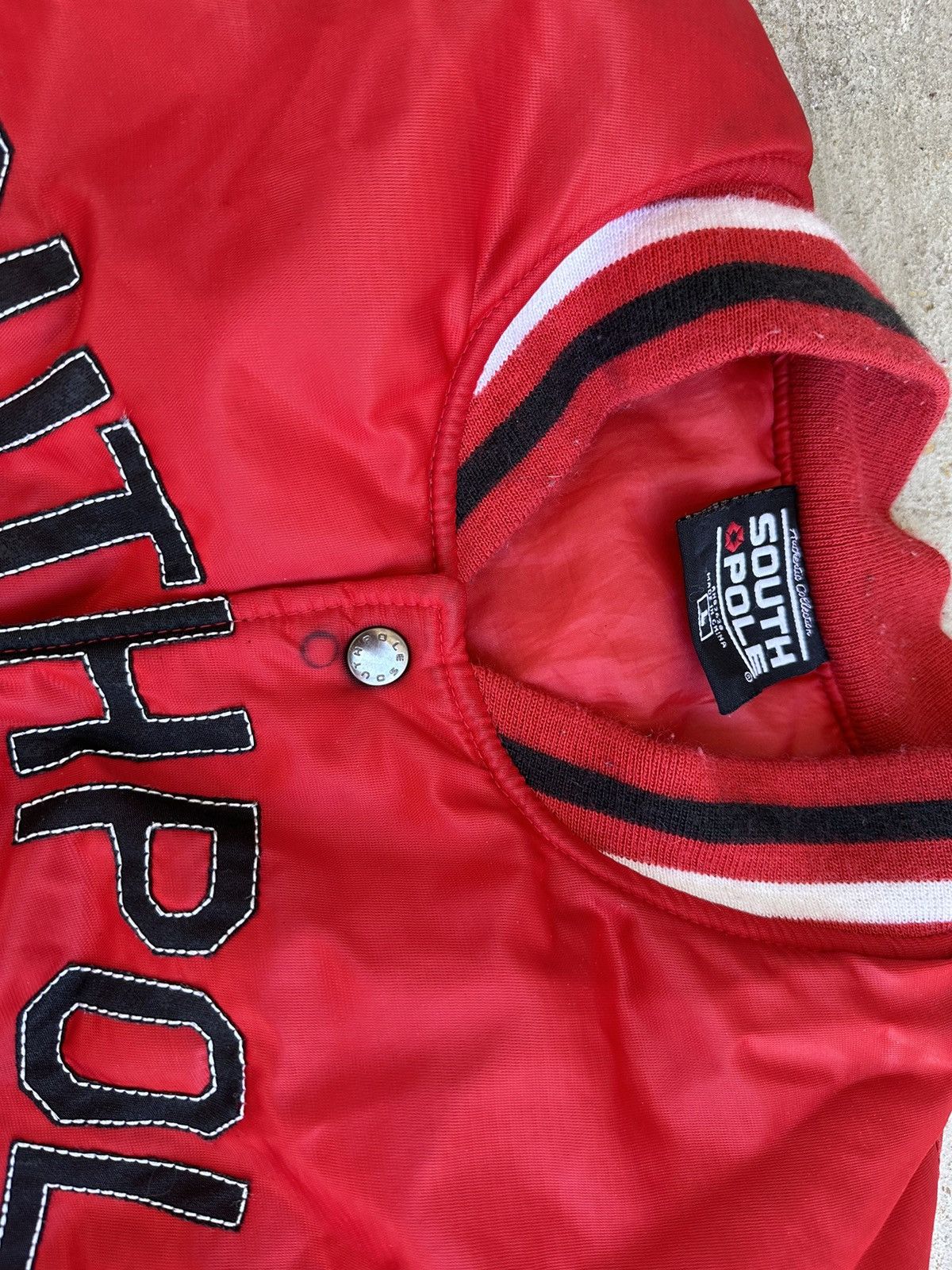 Southpole × Vintage SouthPole Varsity Bomber Letterman Jacket Size US L / EU 52-54 / 3 - 3 Thumbnail
