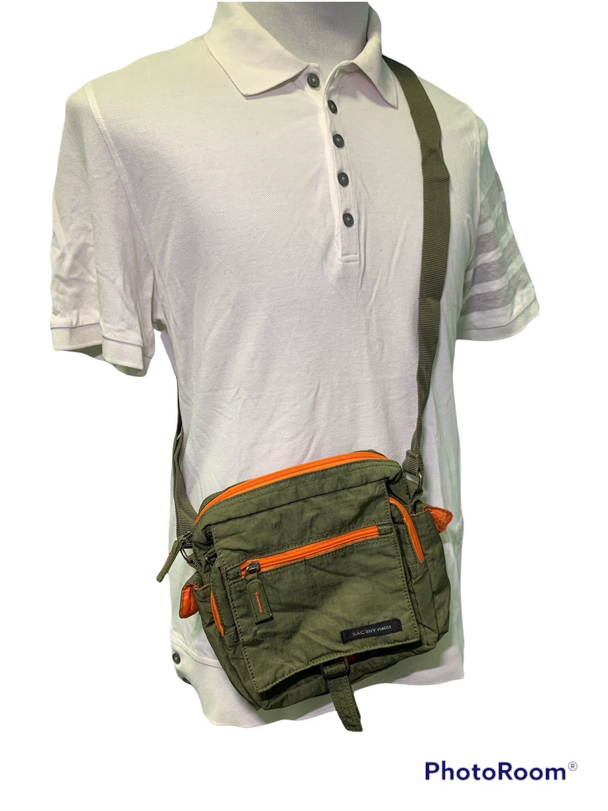 Yohji Yamamoto Yohji Yamamoto Sacsny Y'saccs Green Sling bag Size ONE SIZE - 8 Thumbnail