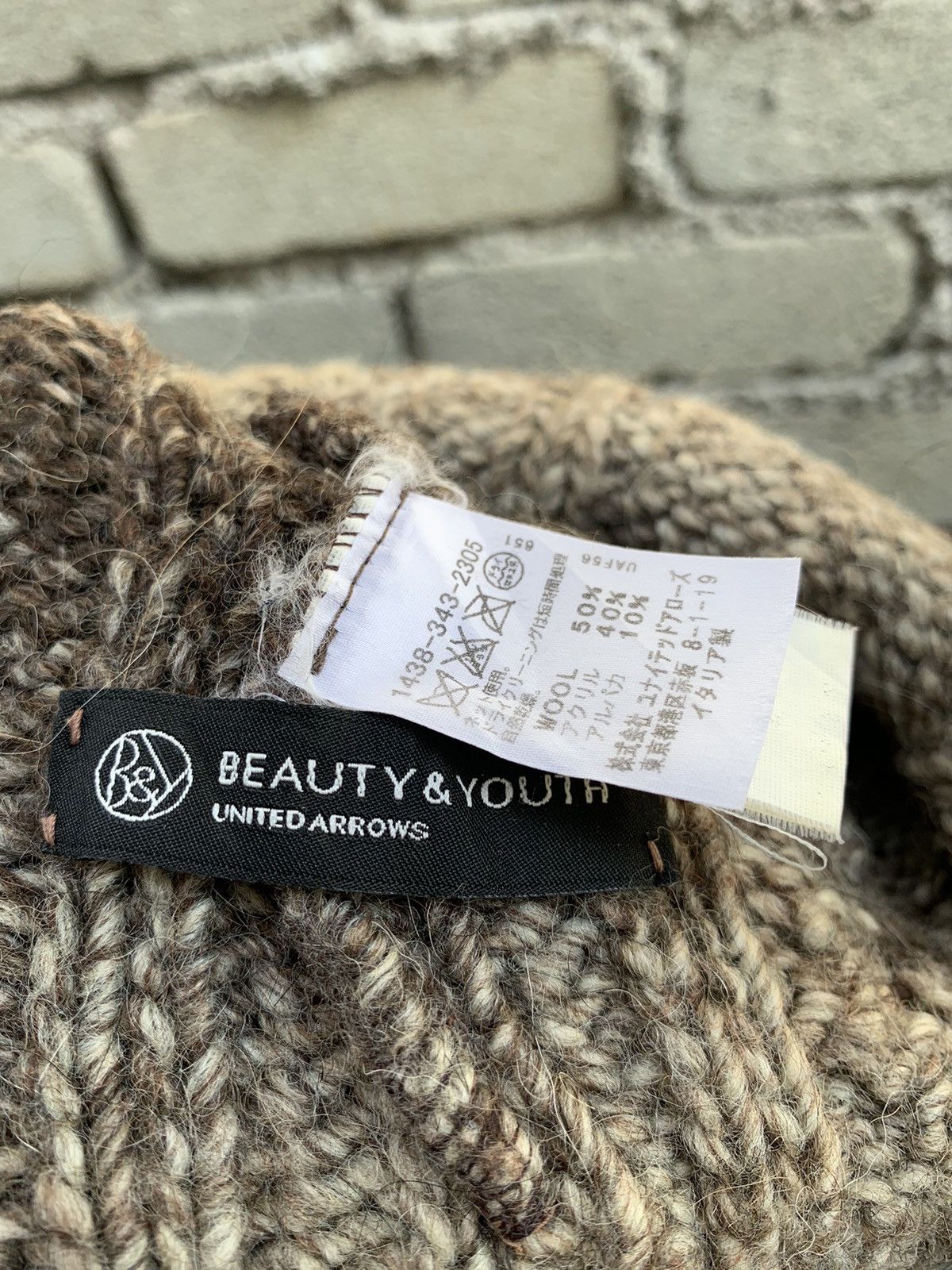 BEAUTY&YOUTH Steals! Beauty & Youth United Arrow Wool Beanie Size ONE SIZE - 6 Thumbnail