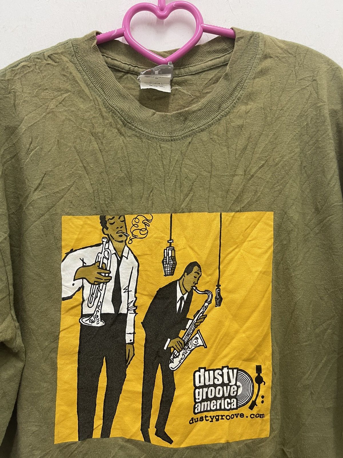 Band Tees Rare Vintage DUSTY GROOVE AMERICA Shirt Size US M / EU 48-50 / 2 - 2 Thumbnail