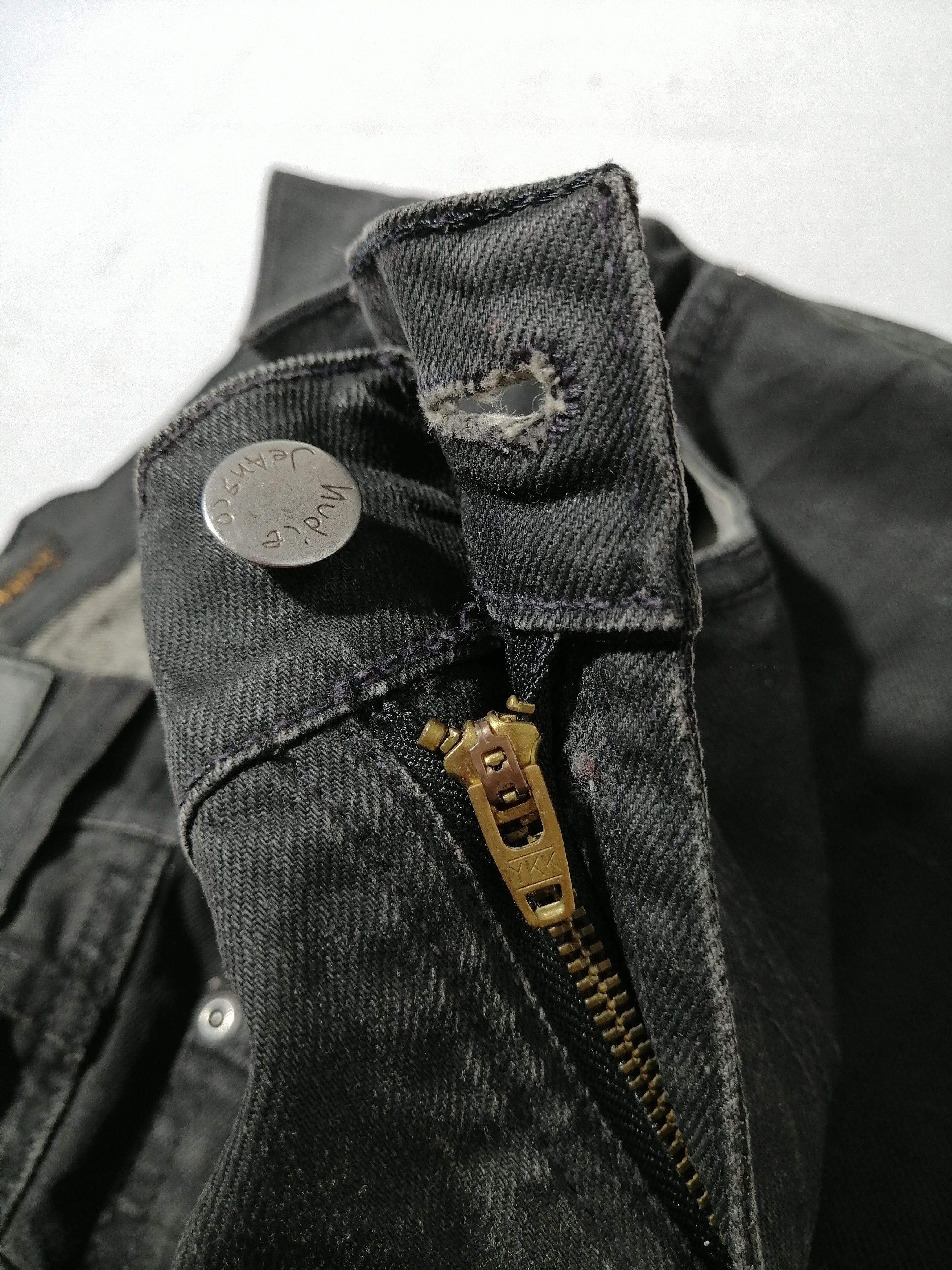 Nudie Jeans Nudie Thin Finn Dry Black Coated Size US 30 / EU 46 - 3 Thumbnail