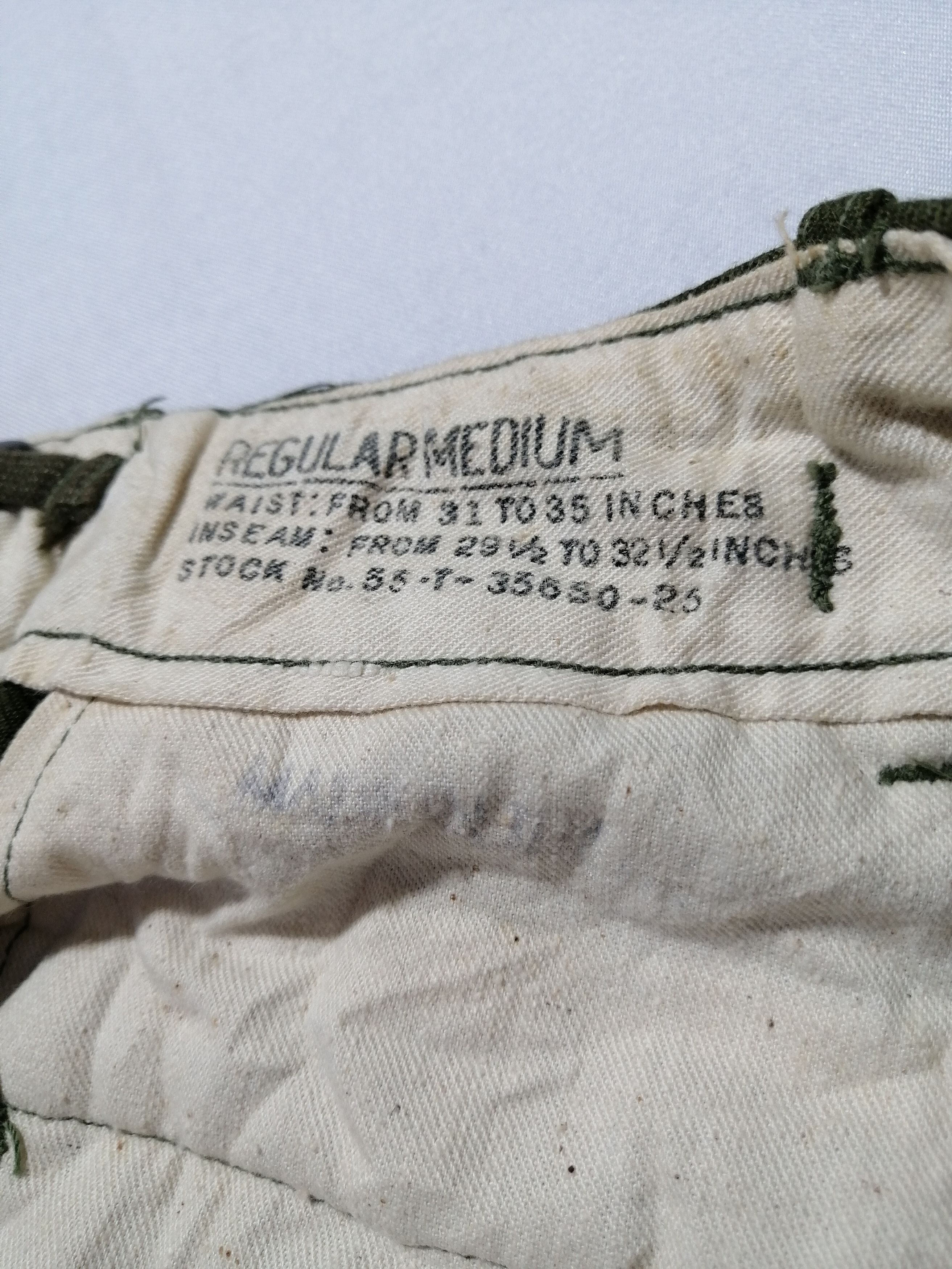 Vintage Short Trousers Field Wool M - 1951 Size US 34 / EU 50 - 6 Thumbnail