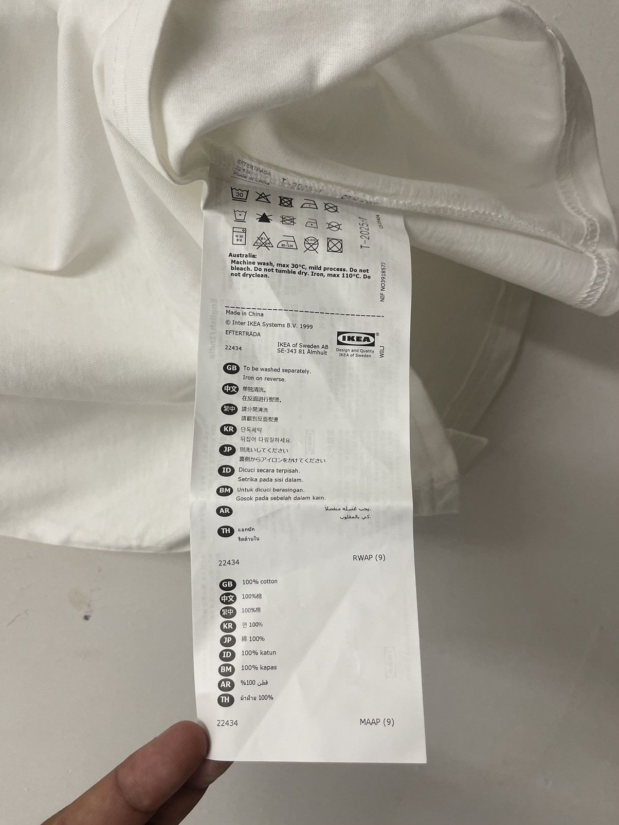 Ikea Rare IKEA Efterträda Limited Edition Tee Size US S / EU 44-46 / 1 - 6 Thumbnail