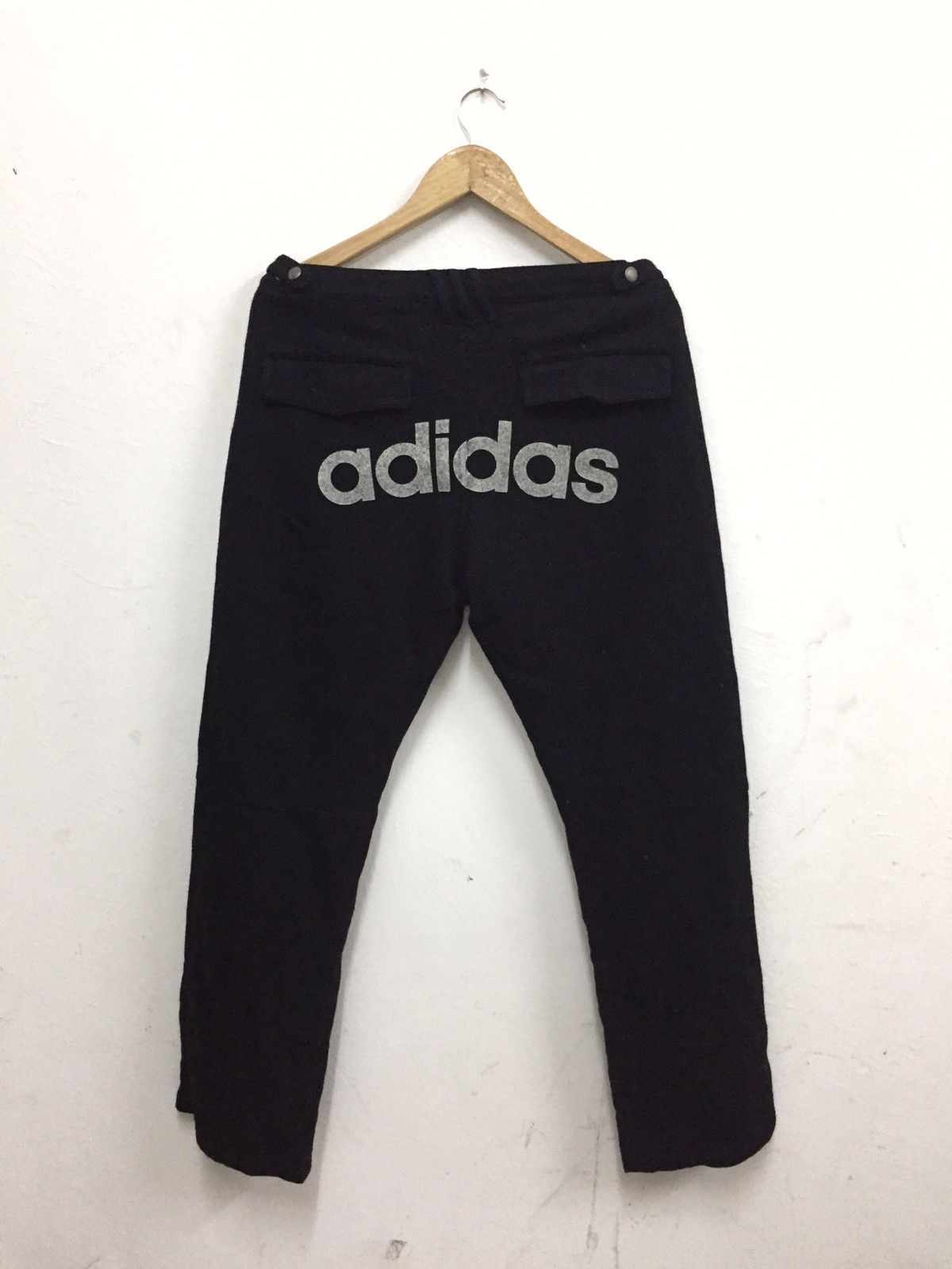Adidas Iconic Adidas Sportswear Spell Out Wool Pants Size US 34 / EU 50 - 1 Thumbnail