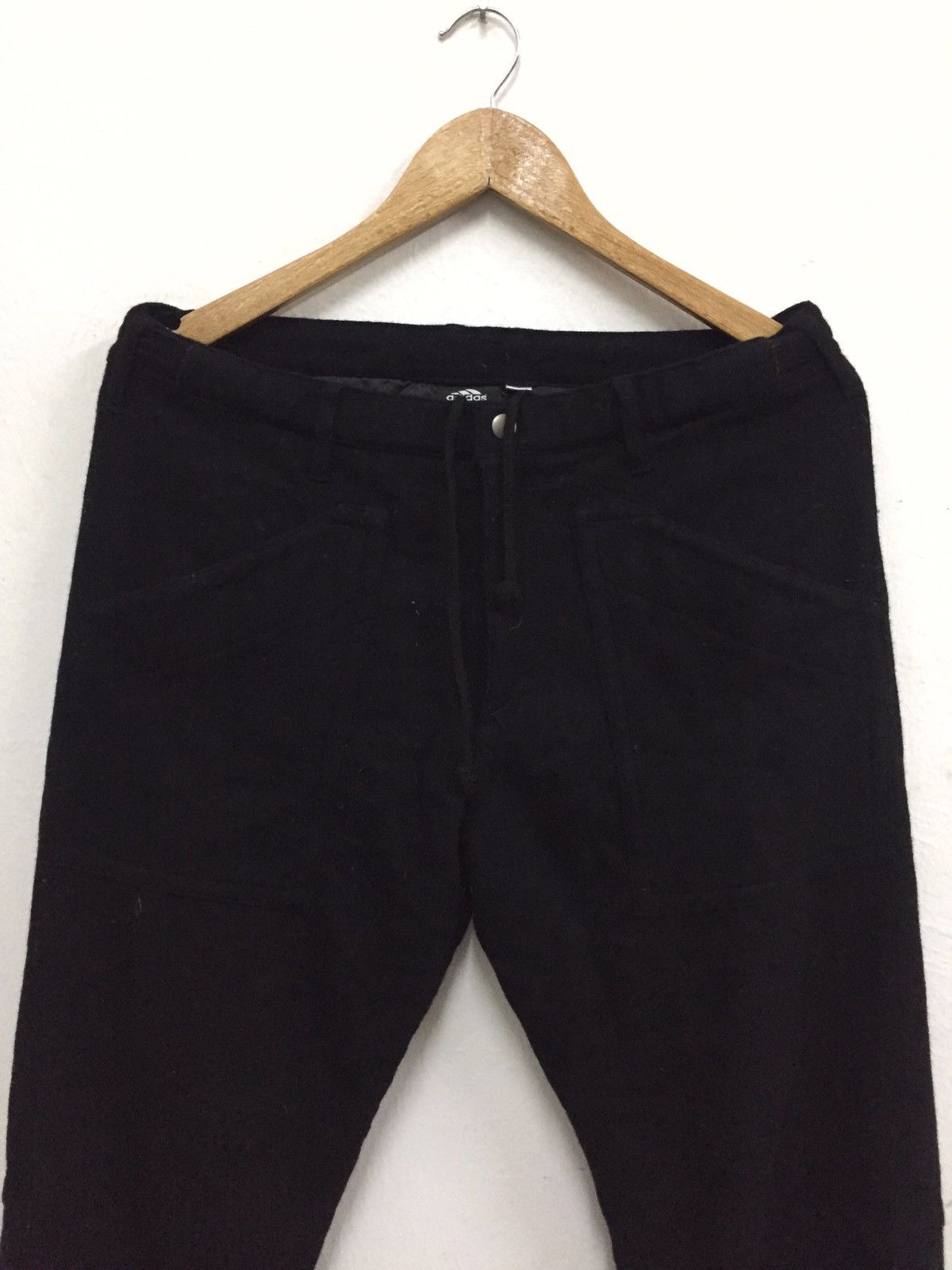 Adidas Iconic Adidas Sportswear Spell Out Wool Pants Size US 34 / EU 50 - 4 Thumbnail