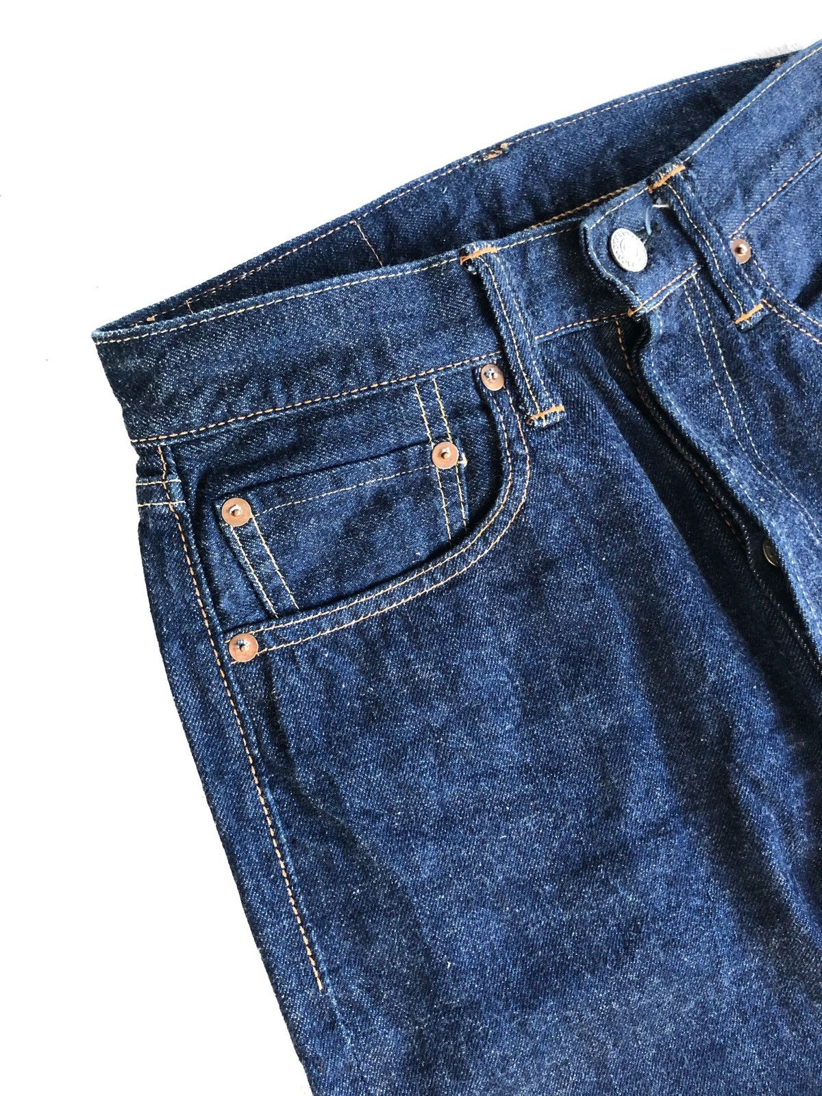 Pure Blue Japan DOPE🔥Masterpiece 🇯🇵 Denim Flat Head Selvedge Denim Size US 26 / EU 42 - 6 Thumbnail