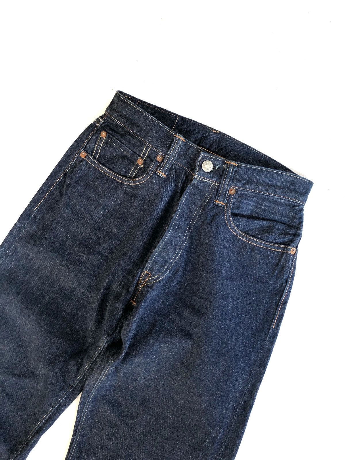 Pure Blue Japan DOPE🔥Masterpiece 🇯🇵 Denim Flat Head Selvedge Denim Size US 26 / EU 42 - 5 Thumbnail