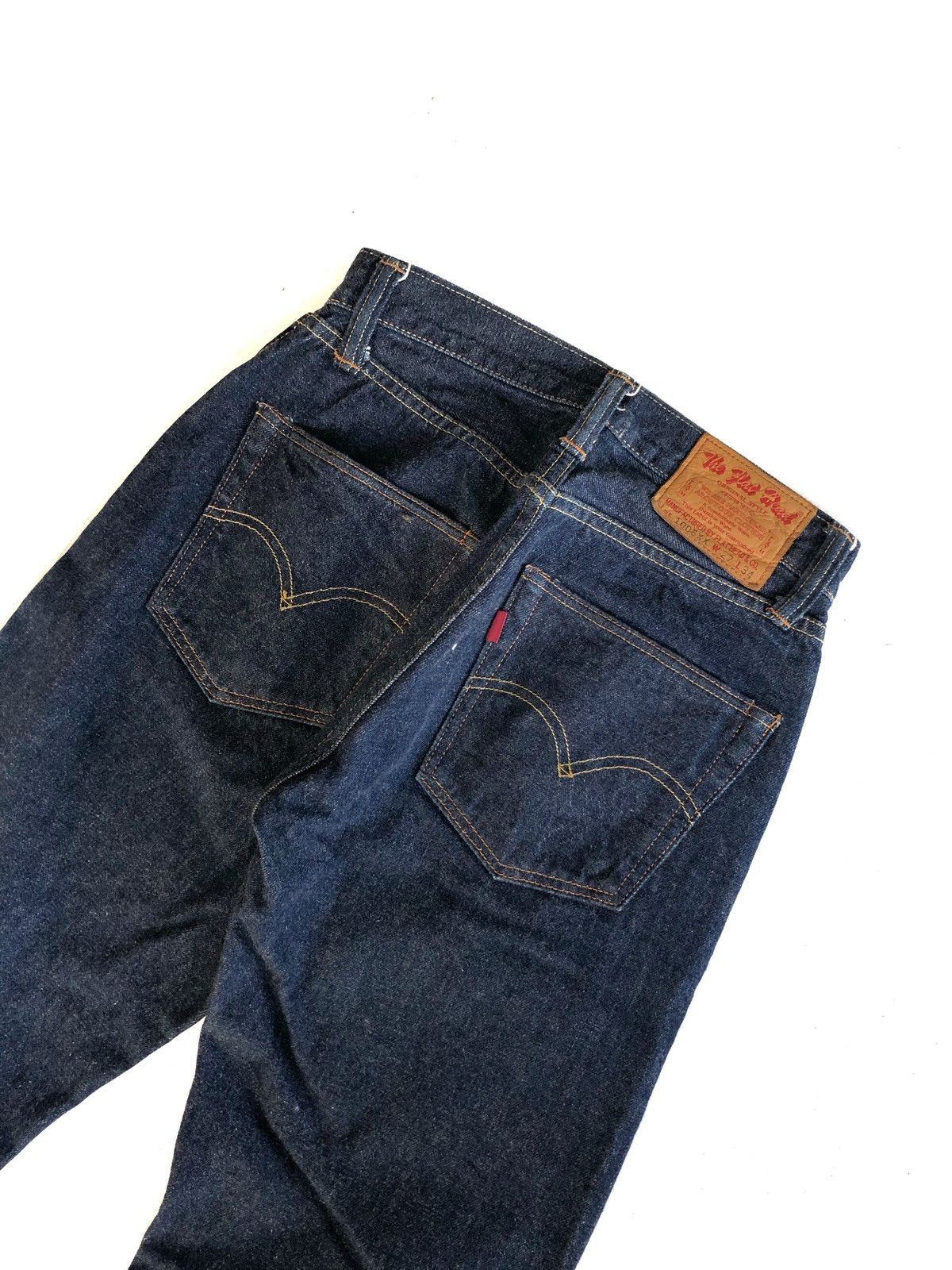 Pure Blue Japan DOPE🔥Masterpiece 🇯🇵 Denim Flat Head Selvedge Denim Size US 26 / EU 42 - 2 Thumbnail